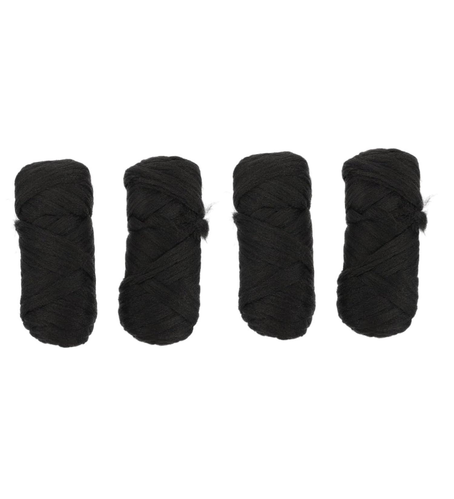 FOMIYES 4 Rolls Brazilian Wool Braid Color Wigs Colored Hair Extension Clips Synthetic Women Hair Pin Colorful Hair Clips Styling Hair Clips Long Wig Hair Piece Polypropylene Straight Hair - Buy Online on GoSupps.com