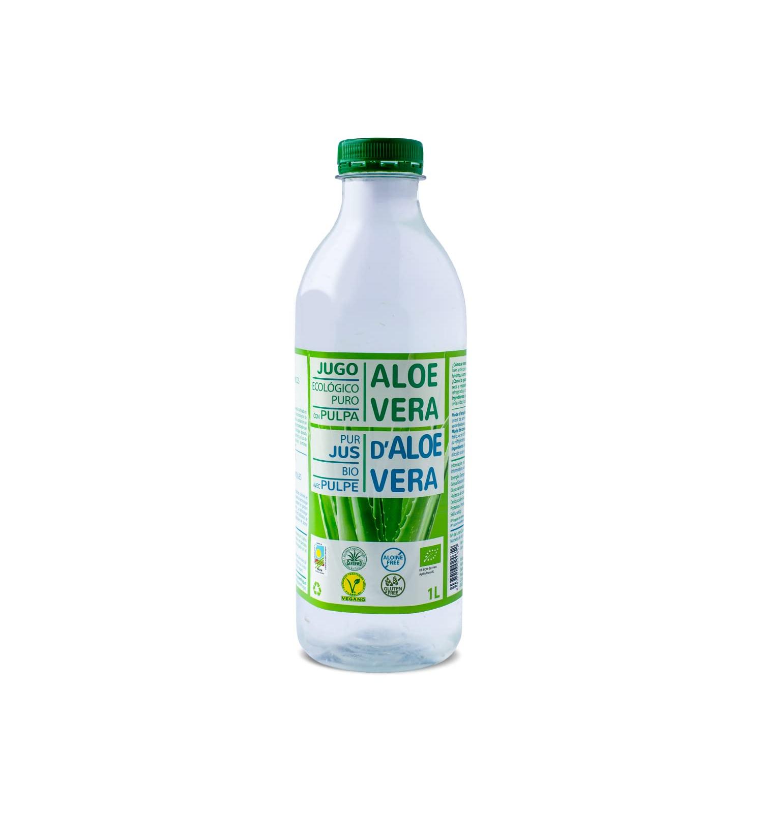 GREEN FROG Pure Drink with Pulp - Aloe Vera - 1 Litre - Buy Online on GoSupps.com