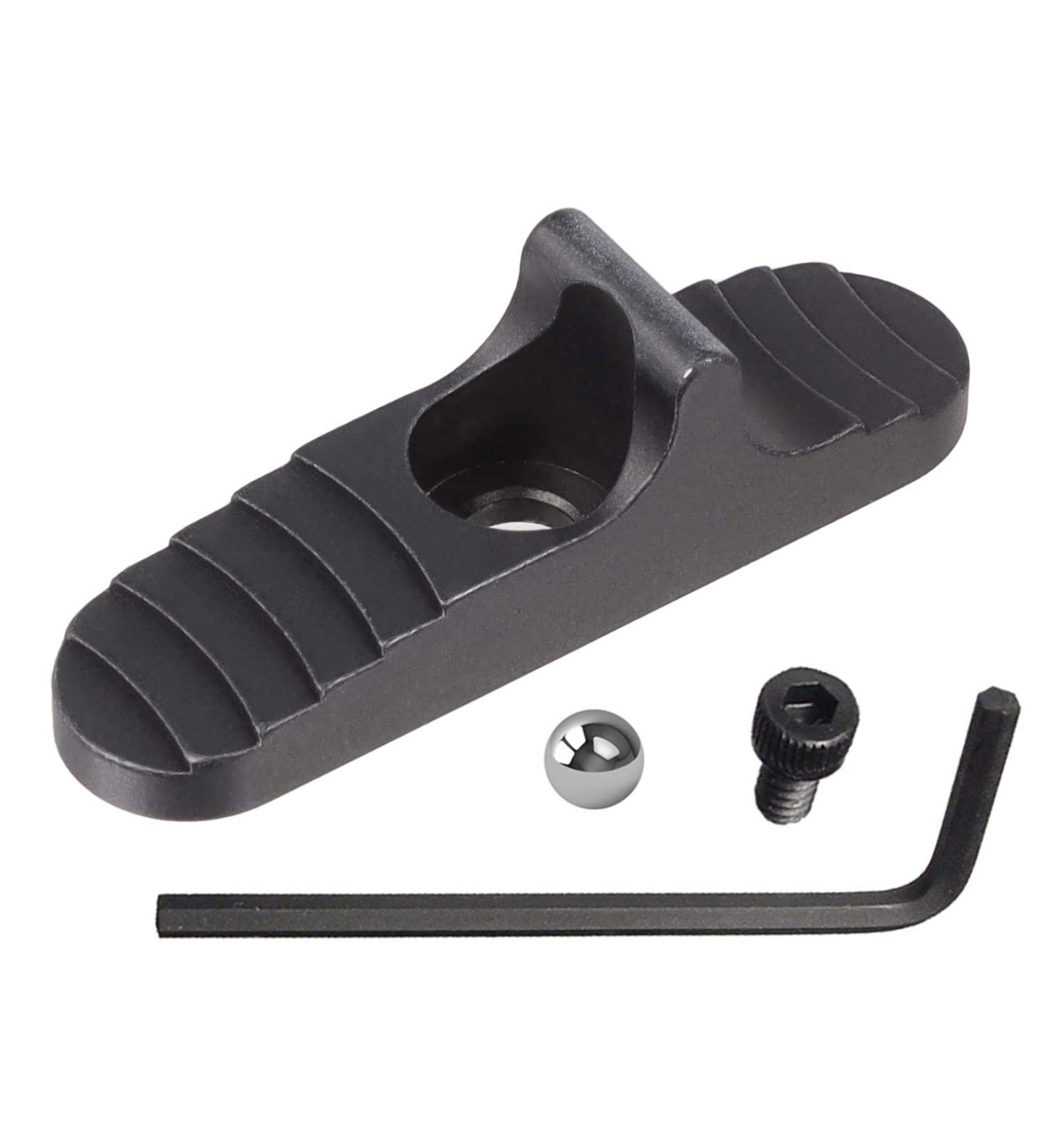 NDZ Performance Enhanced Safety Switch for Mossberg 500/590/835/930 Shockwave - Black Aluminum (12/20 Gauge) - Buy Online on GoSupps.com