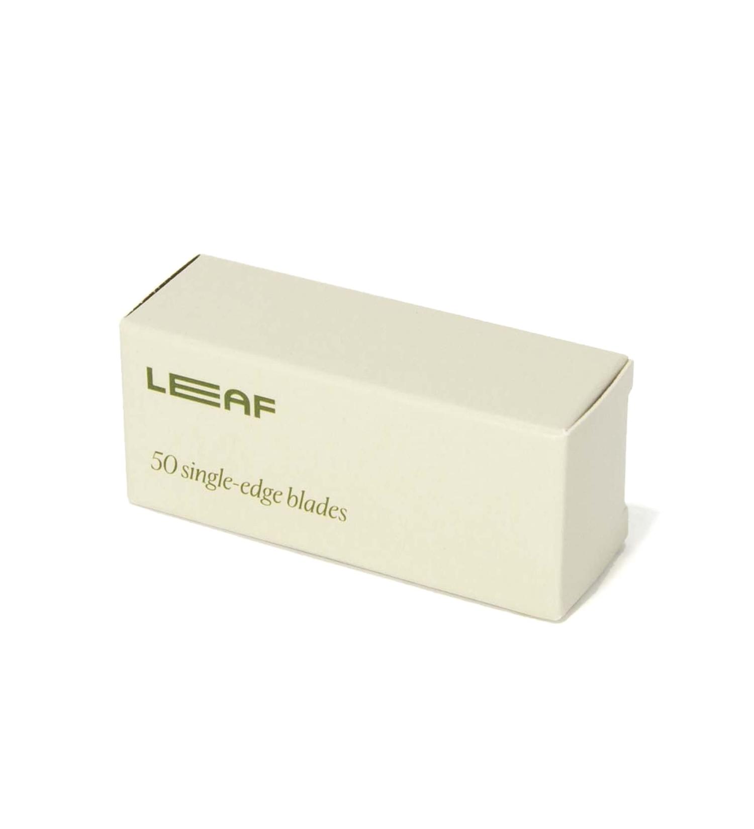 Leaf Shave Single-Edge Safety Razor Blades - Pack of 50 | Eco-Friendly Replacement Blades - Buy Online on GoSupps.com