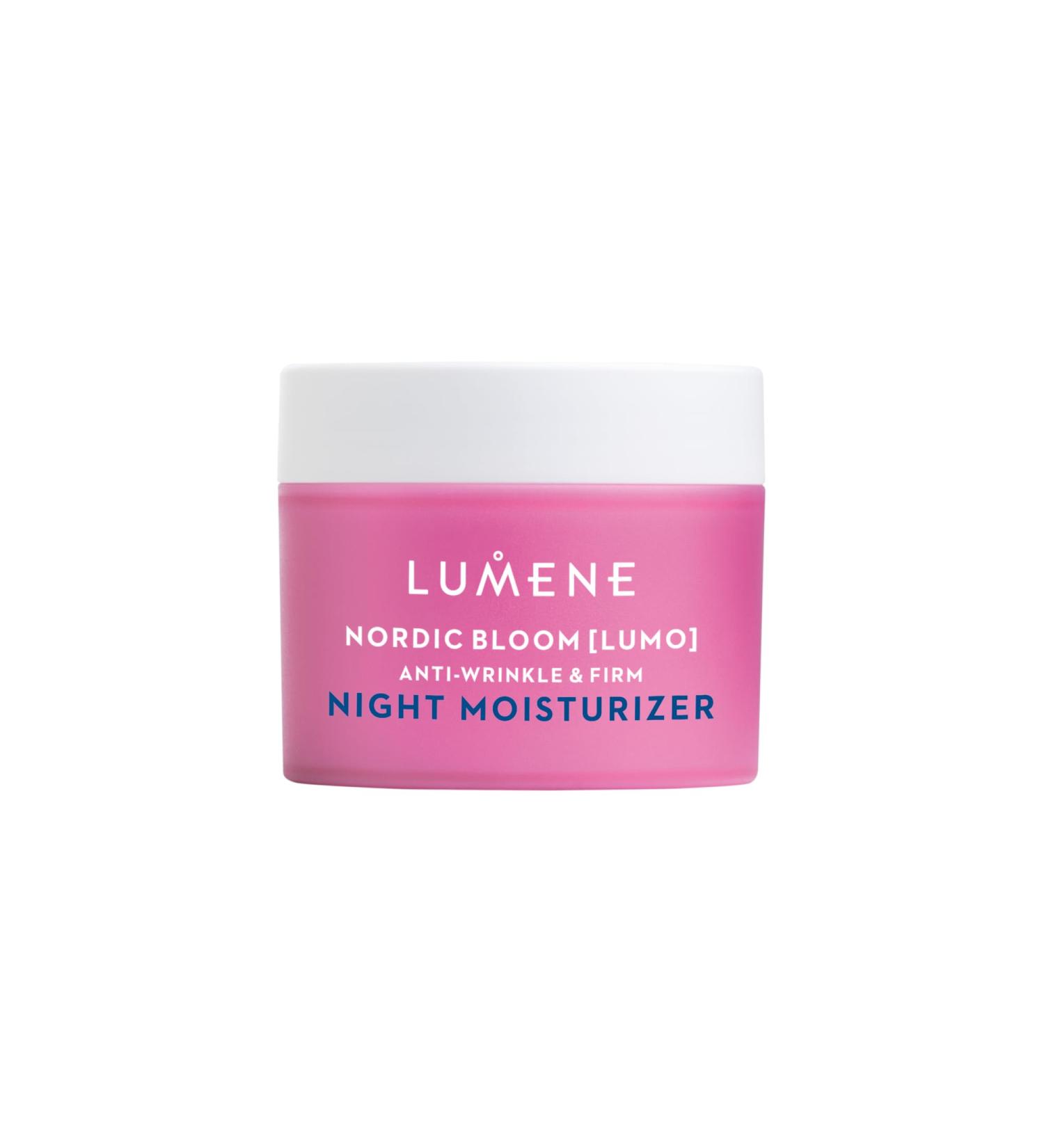 LUMENE Nordic Bloom LUMO Anti-wrinkle & Firm Night Moisturizer with Pre-Retinol Complex Vegan 50 ml