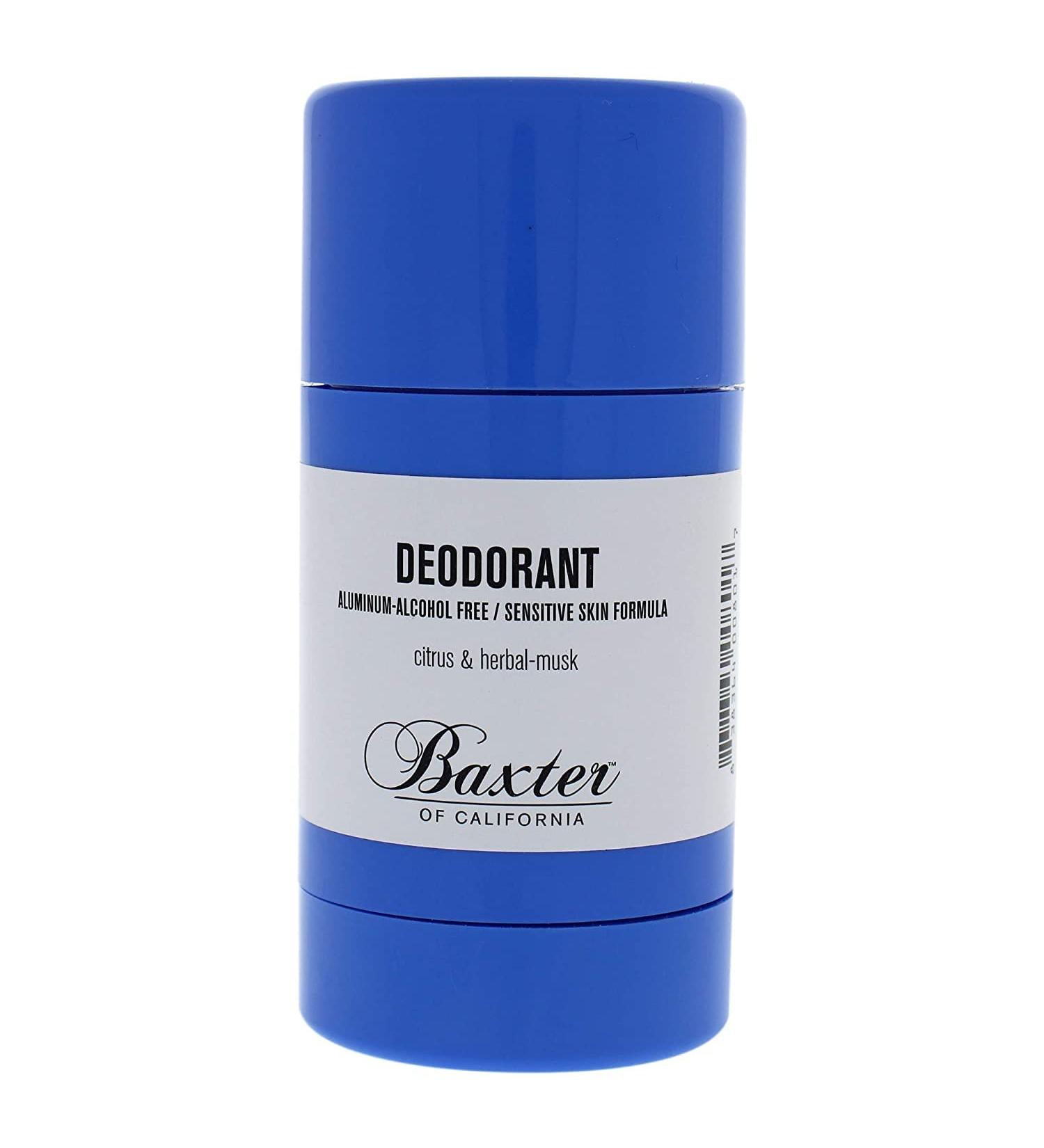 Aluminum-Free Baxter of California Deodorant for Men | Clear Stick, Citrus & Herbal-Musk Scent | 2.65 oz (1 Pack) - Buy Online on GoSupps.com