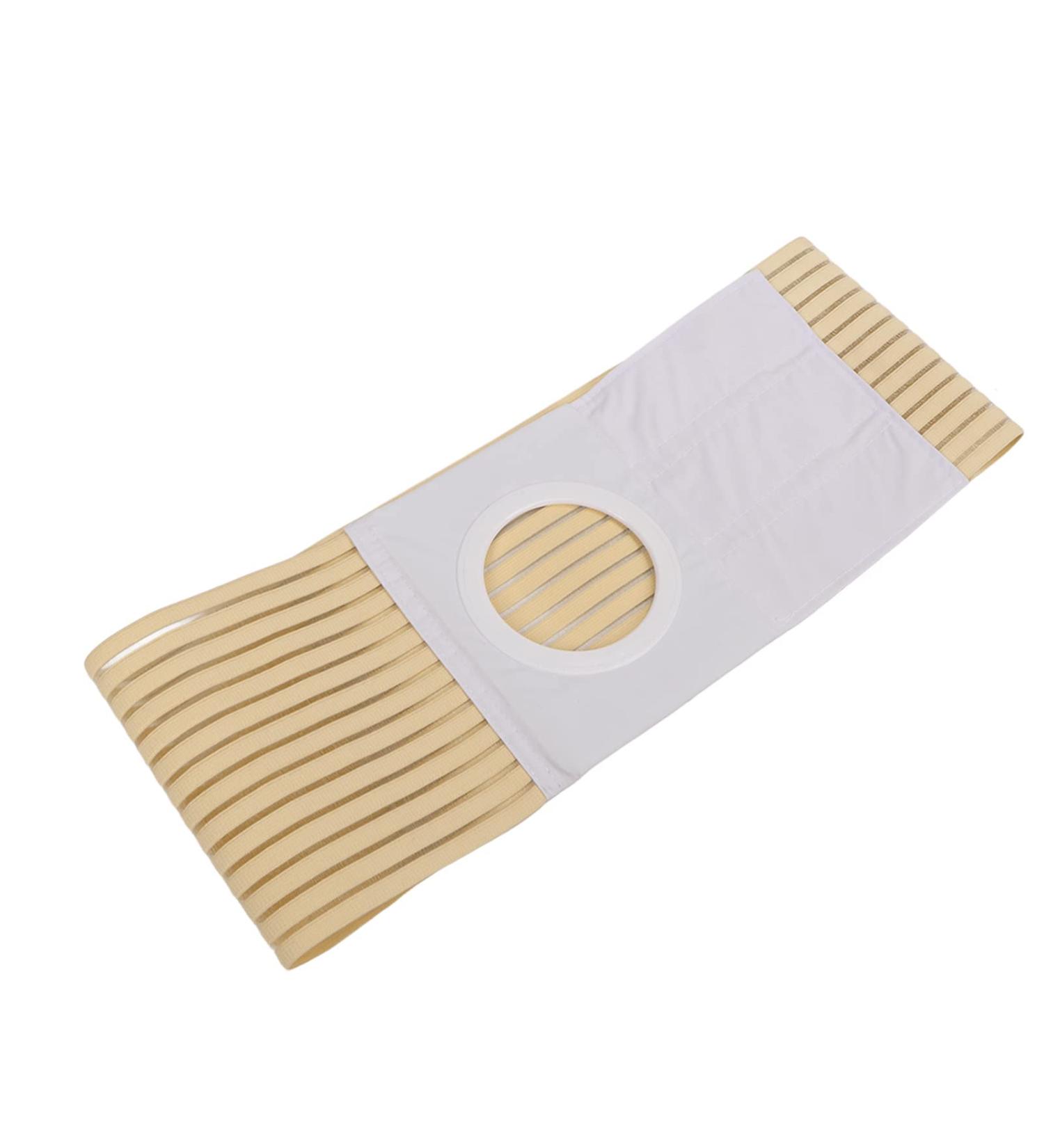 Durable XL Stoma Belt - Elastic Ribbed Fabric Medical Support for Colostomy Patients | Comfortable Abdominal Bandage Accessories - Buy Online on GoSupps.com