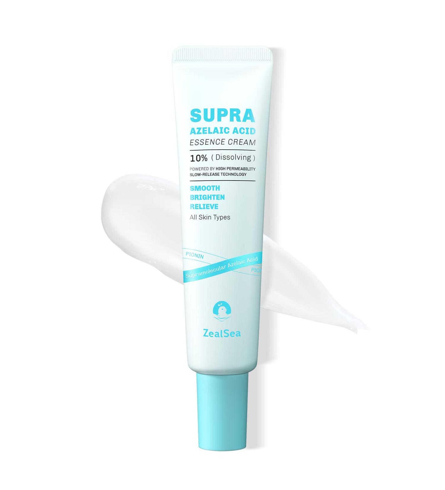 ZealSea 10% Azelaic Acid face Cream for Pimple Blackheads Redness Balance Excess Sebum Clarify Skin Soothe Irritation 30ml - Buy Online on GoSupps.com