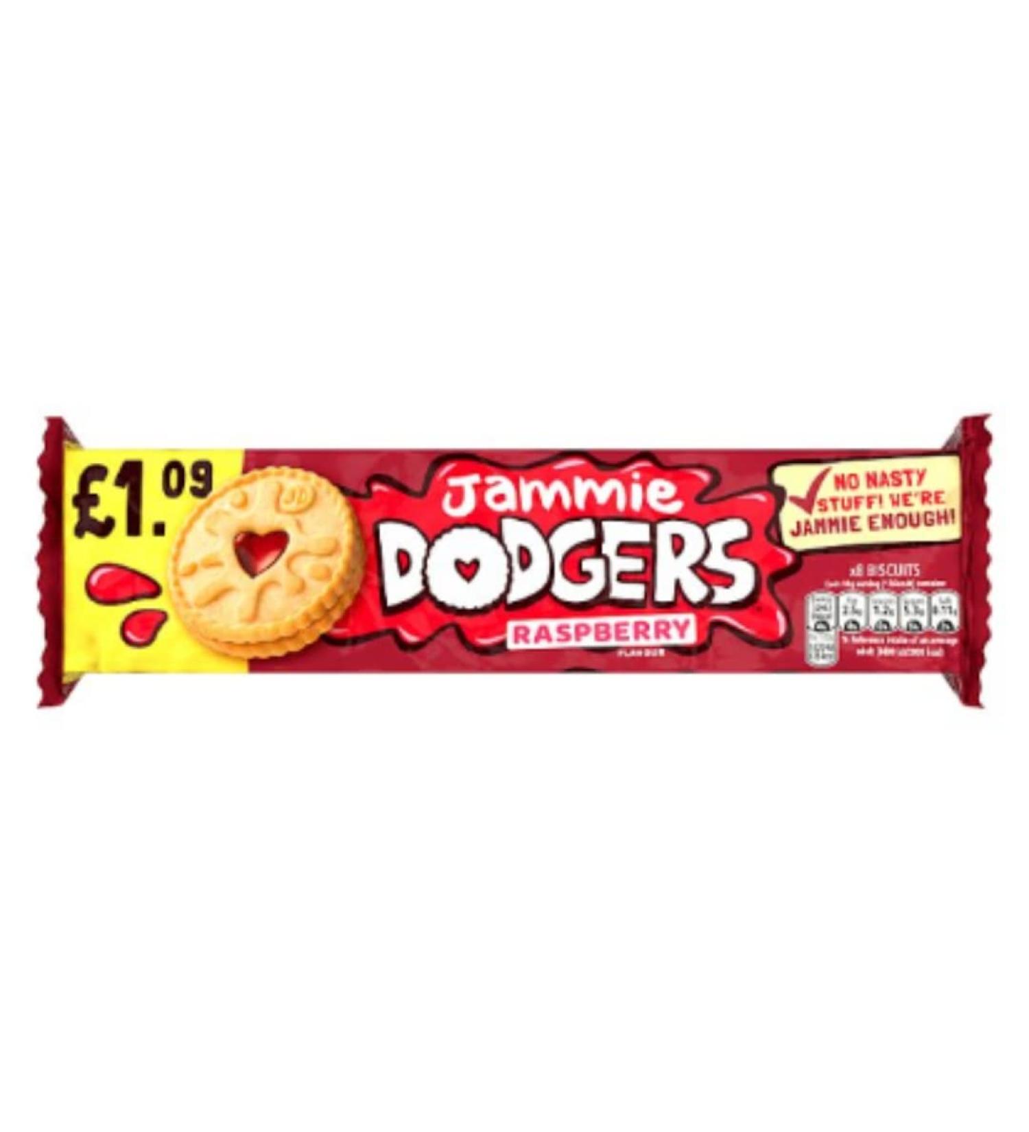 Jammie Dodgers Raspberry Flavour 140g x Case of 15 Dodgers Raspberry Flavour 1 count (Pack of 15)