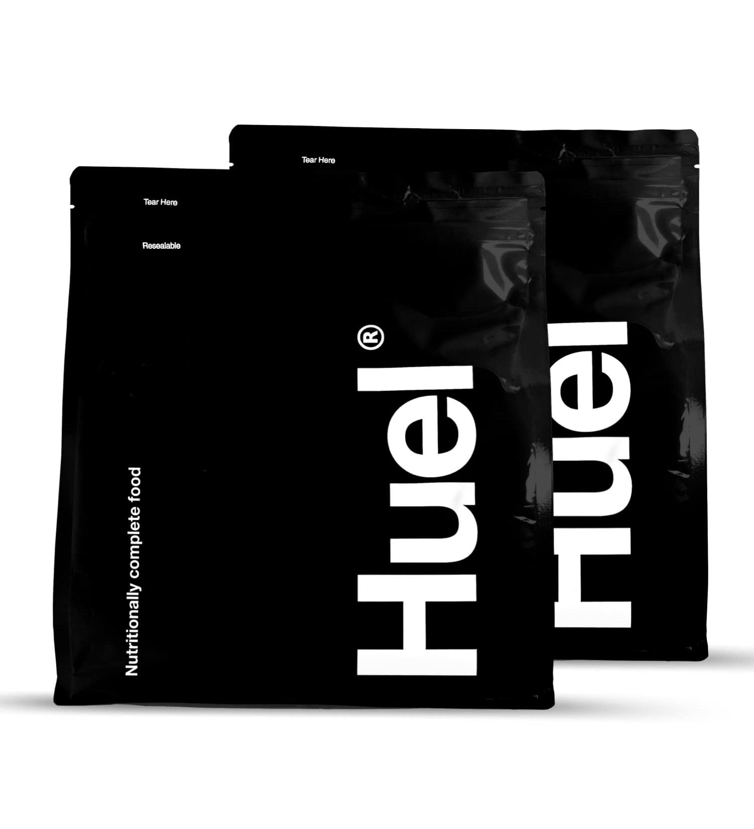 Huel Black Edition - Nutritionally Complete 100% Vegan Gluten-Free - Less Carbs More Protein - Powdered Meal (Chocolate 2 Bags) - Buy Online on GoSupps.com