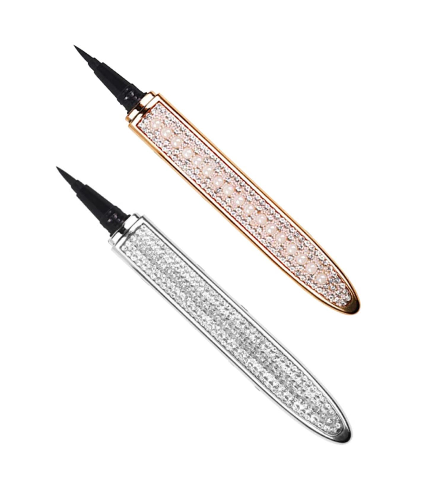 Lot de 2 Eyeliners Auto-adh sifs Waterproof 2 Pcs Pointe Ultra-fine Rose Dor pour Maquillage Quotidien et Soir e - Buy Online on GoSupps.com