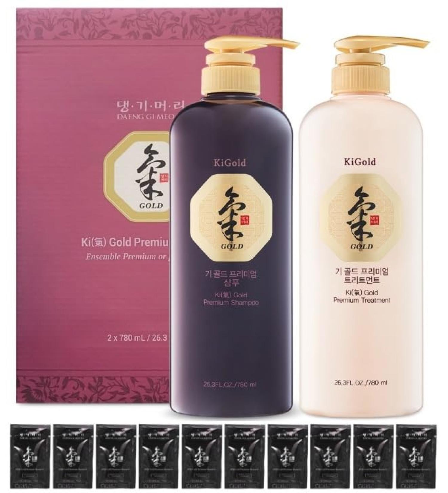 DAENG GI MEO RI - Ki Gold Premium Shampoo & Treatment Set | 10ml Travel Pouch - Best International Shipping - Buy Online on GoSupps.com