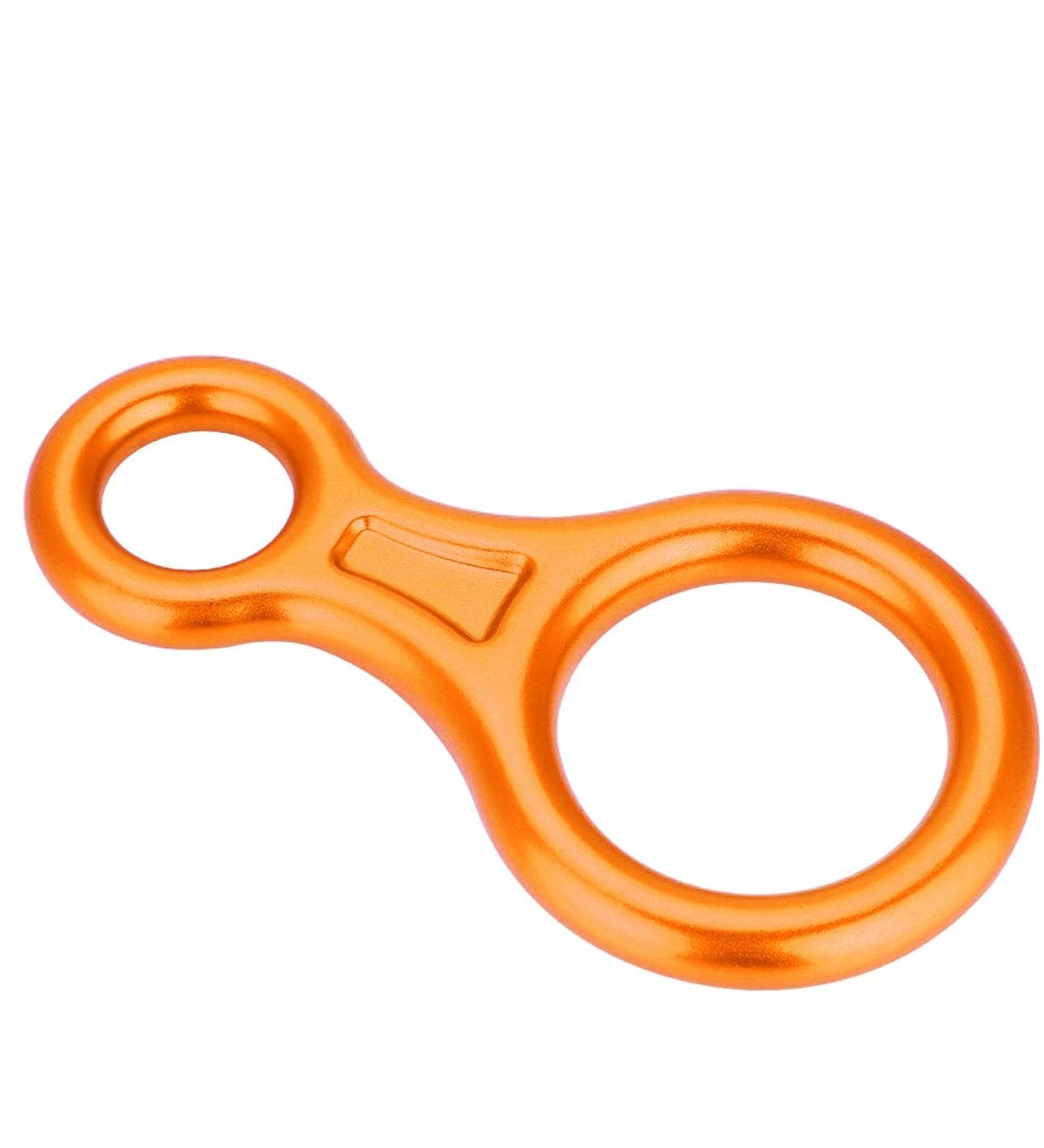 Alomejor 35KN Climbing Figure 8 Rappelling Safety Ring - Mountaineering & Rock Climbing Gear in Orange - Buy Online on GoSupps.com