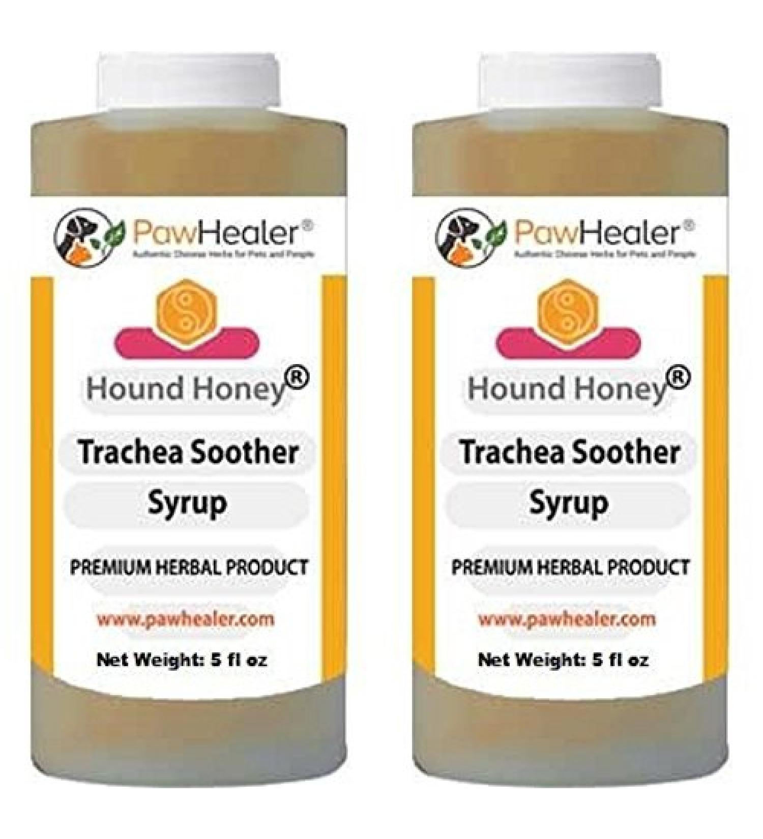 PawHealer Trachea Soother Syrup 2PAK - Natural Herbal Remedy for Collapsed Trachea in Dogs - 10 fl oz Total - Buy Online on GoSupps.com