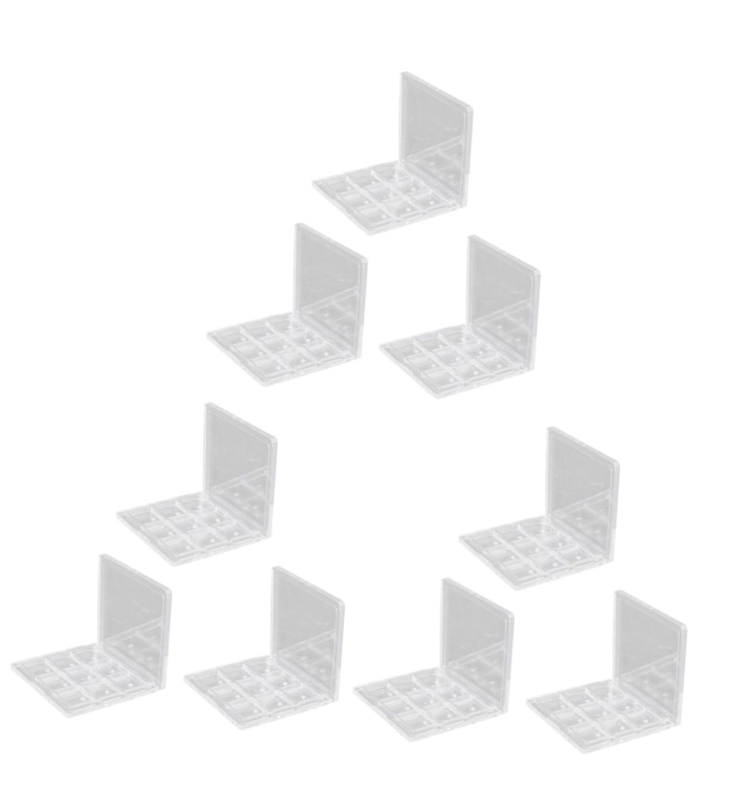 DOITOOL 9 Pcs Eye Shadow Box Eyeshadow Cosmetic Blusher Case Makeup Storage Case Highlighter Men and Women - Buy Online on GoSupps.com