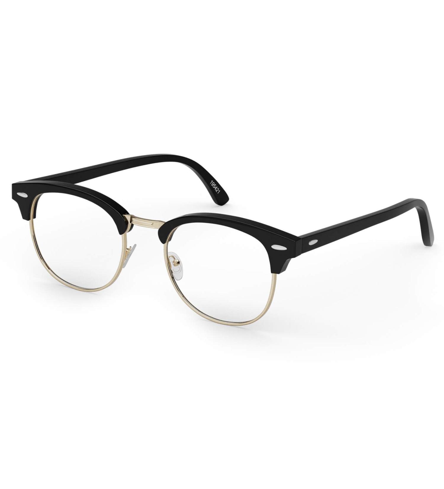 ZENNI Blue Light Blocking Glasses for Men & Women - UV Protection Anti Eyestrain Perfect for Work & Gaming (Black Gold - Buy Online on GoSupps.com