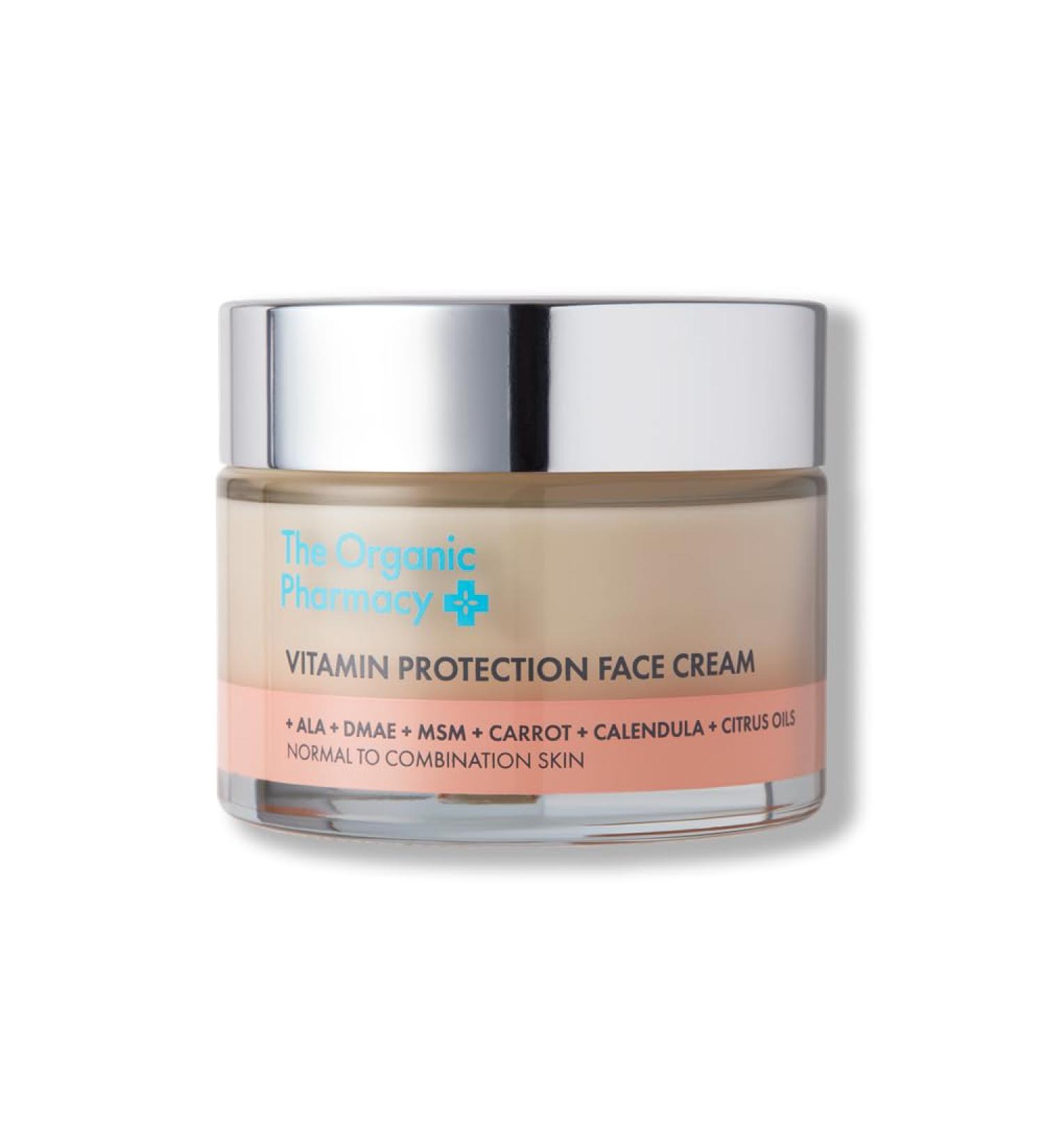 The Organic Pharmacy Vitamin Protection Face Cream 50ml - Moisturise and Protect - Rich in Antioxidants and Skin Conditioning Extracts - 80.6% Organic 79.5% Natural - Buy Online on GoSupps.com