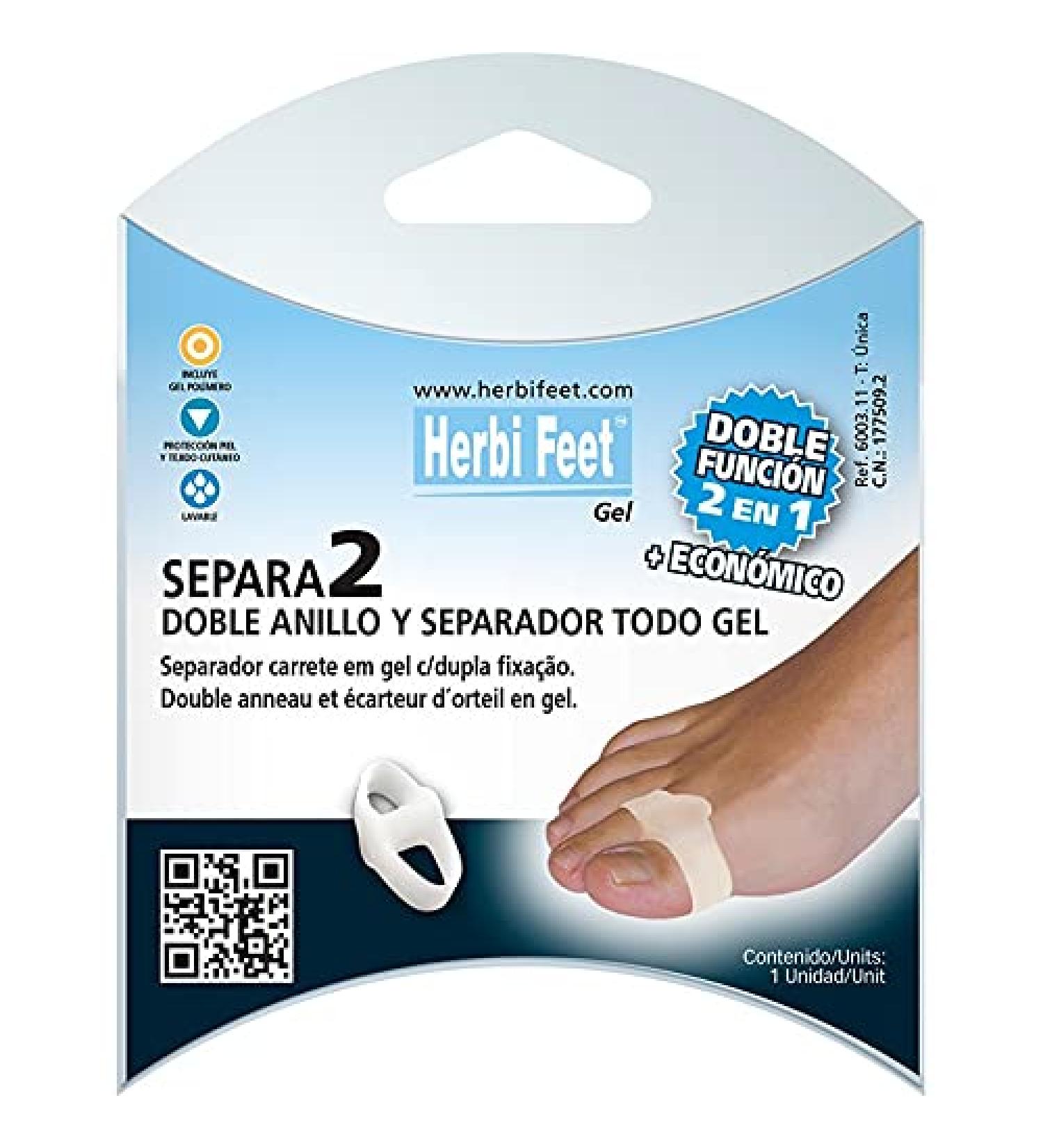 Herbi Feet - Separa2 - Double Ring and Spacer - All Gel