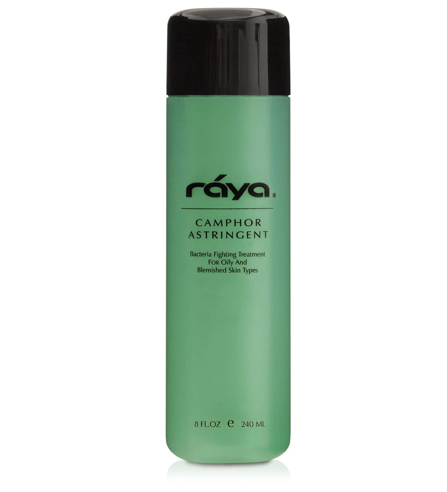 RAYA Camphor Astringent 6 oz - Facial Toner for Oily Skin | Controls Oiliness and Blemishes | Camphor & Eucalyptus Formula - 6 fl-oz - Buy Online on GoSupps.com