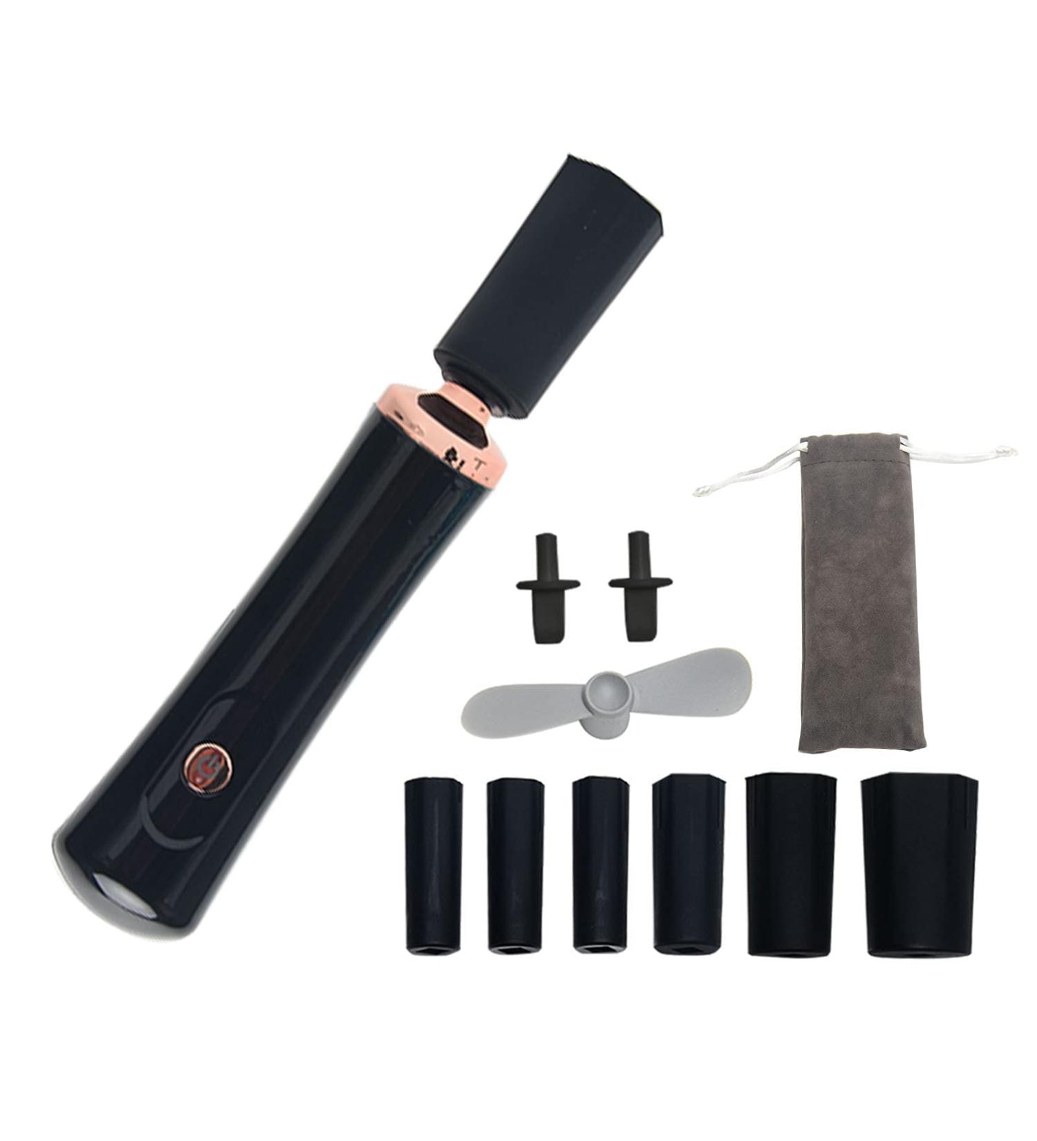 Calidaka Portable Electric Beauty Eyelash Shaker | Waterproof Automatic Liquid Mixer for Eyelash Extension Glue & Nail Polish - Black - Buy Online on GoSupps.com