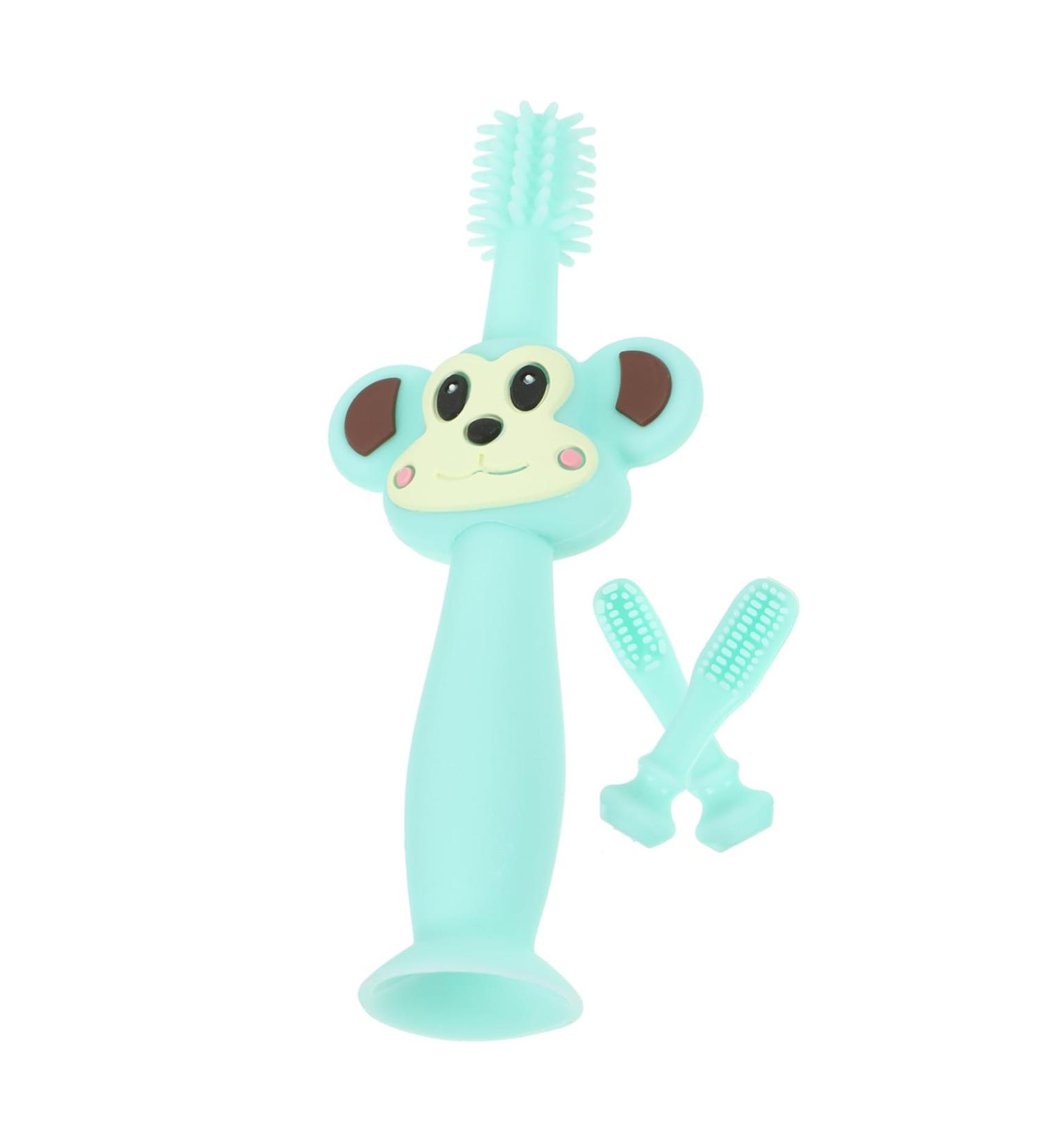GLEAVI Silicone Training Toothbrush for Toddlers - Ideal Brush for Milk Teeth | International Shipping - Buy Online on GoSupps.com