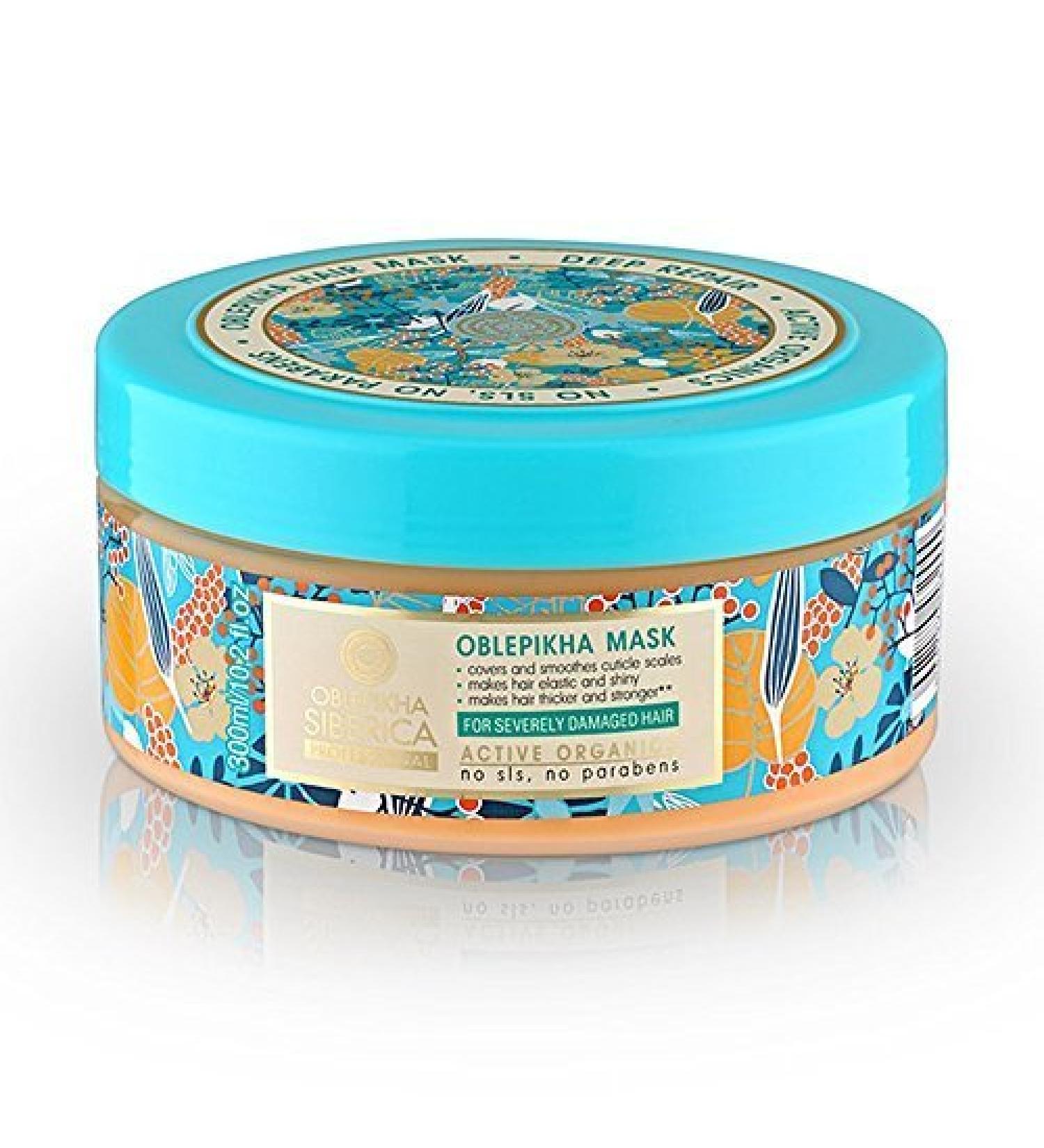 Natura Siberica Professional Oblepikha Hair Mask 300ml for Severely Damaged Hair by Natura Siberica