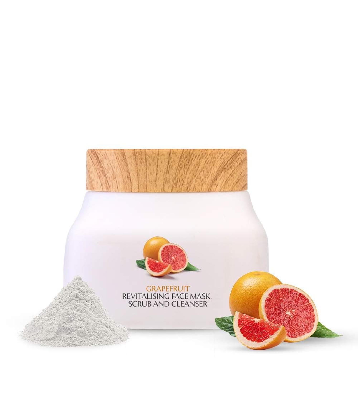 Macadamia 3-in-1 Revitalising Face Mask | Scrub and Cleanser | Cleanses Pores | Sulphate & Paraben Free | All Skin Types | 140 ml