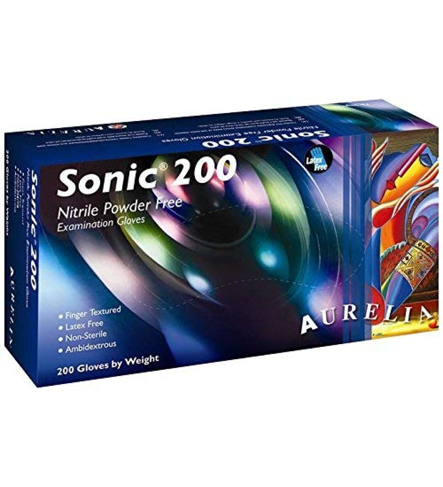Boxes And Board International Limited Sonic Nitrile Powder Free Examination Gloves X200 Medium