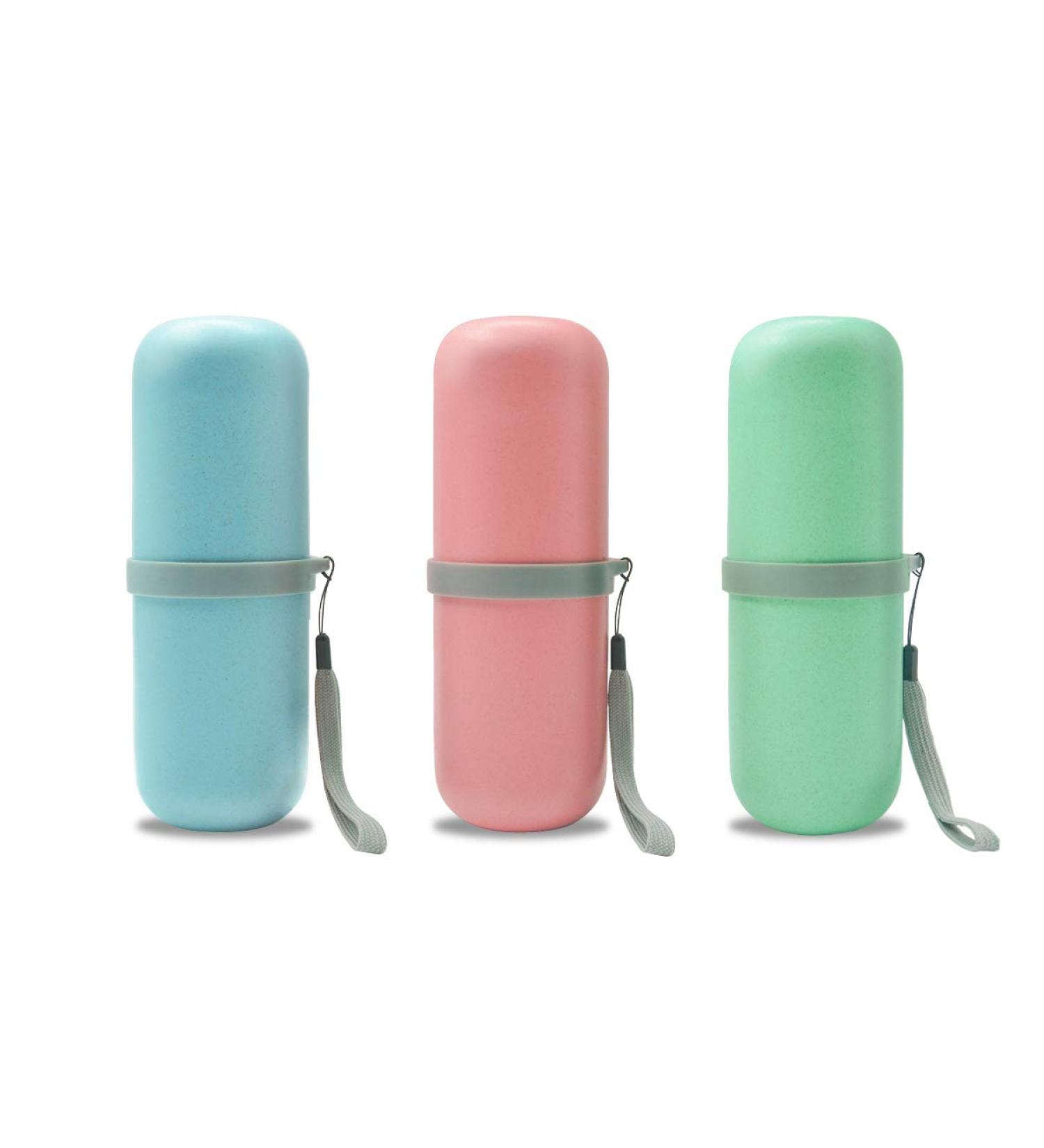 FOBBHOME 3 Pack Travel Toothbrush Case & Carrier - Portable Organizer for Business Trips, Camping & Daily Use - Buy Online on GoSupps.com