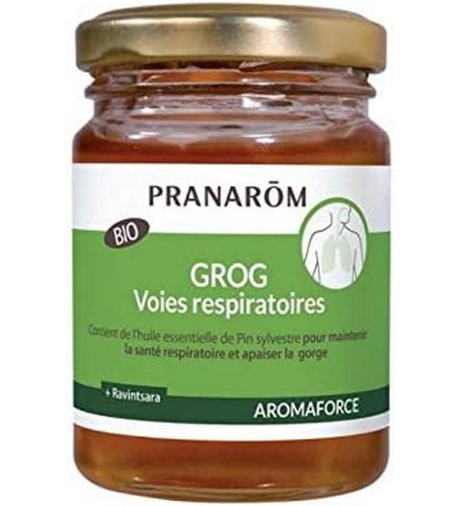 Pranar m | Aromaforce | Grog Repiratory Tracks | Maintains Respiratory Health and Soothes Throat | Organic | 140 g