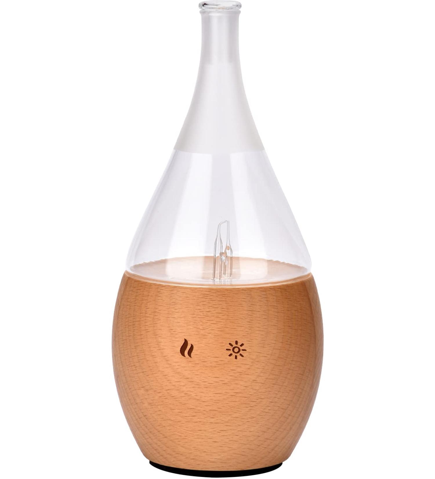 Zenar me Bolea: Programmable Cold Diffuser for Essential Oils | Aromatherapy LED Lighting Regulated Intensity (up to 100m ) - Elegant Wood & Glass Design - Buy Online on GoSupps.com