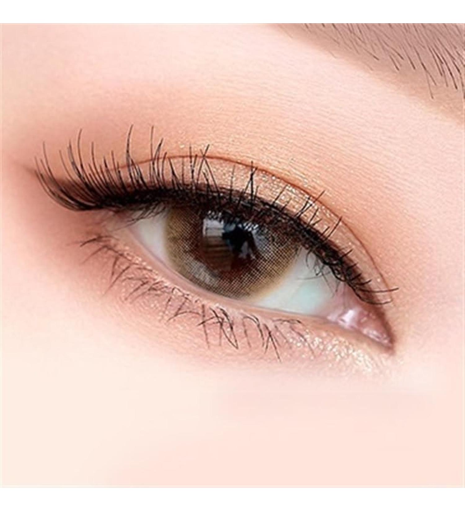 BADALO Extremely fine waterproof eyeliner. Ultra-fine long-lasting smudge-proof pink eyeliner pen for female beginners (size: 2 Coffee)