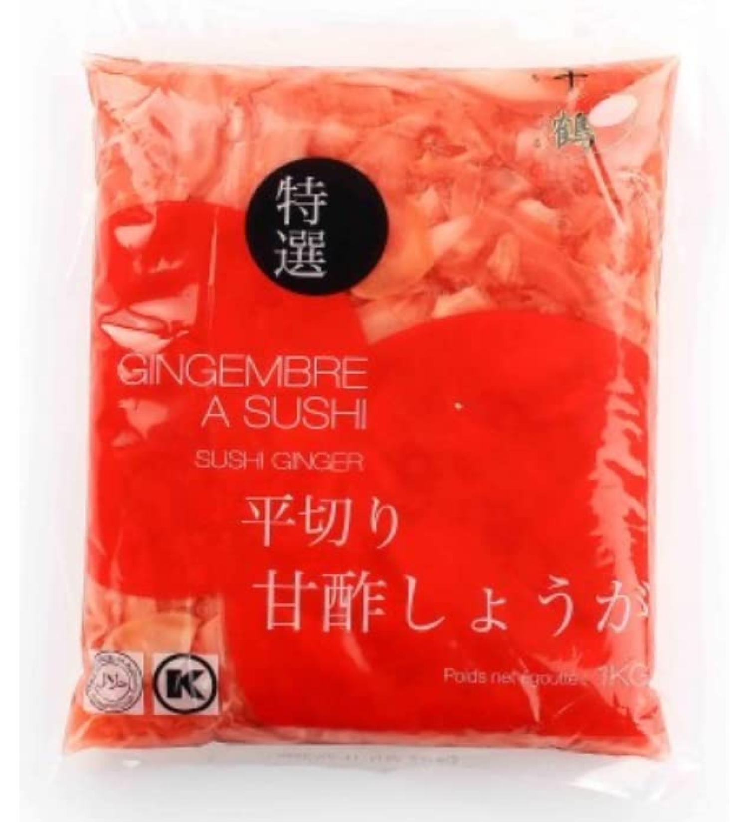 Gari Sushi Pink Ginger Chizuru 1kg / Sachet - Pack of 1, 2, 4 and 10 Sachets - Free Delivery France - Shipping from