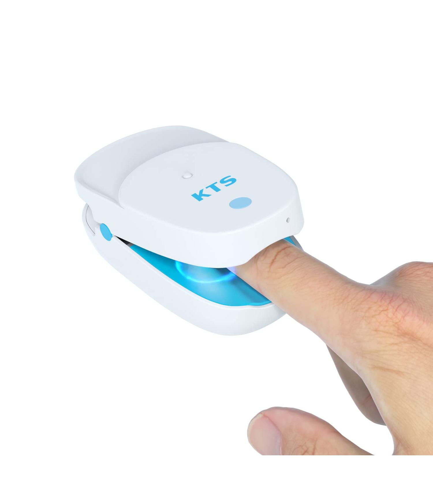 KTS Nail Fungus Cleaning Device - Rechargeable Laser Therapy for Onychomycosis | Portable & Easy to Use | 7 Minutes a Day | Rice White - Buy Online on GoSupps.com