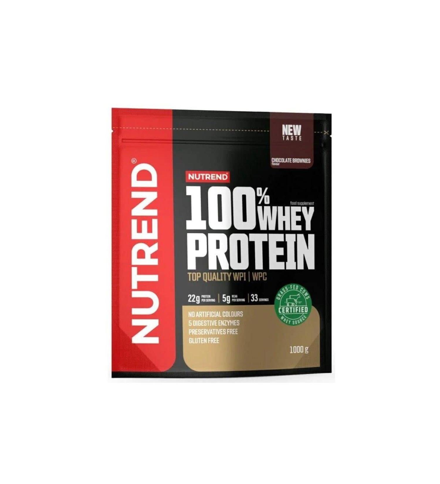 Nutrend - 100% Whey Protein (Chocolate Brownies - 1000 grams)