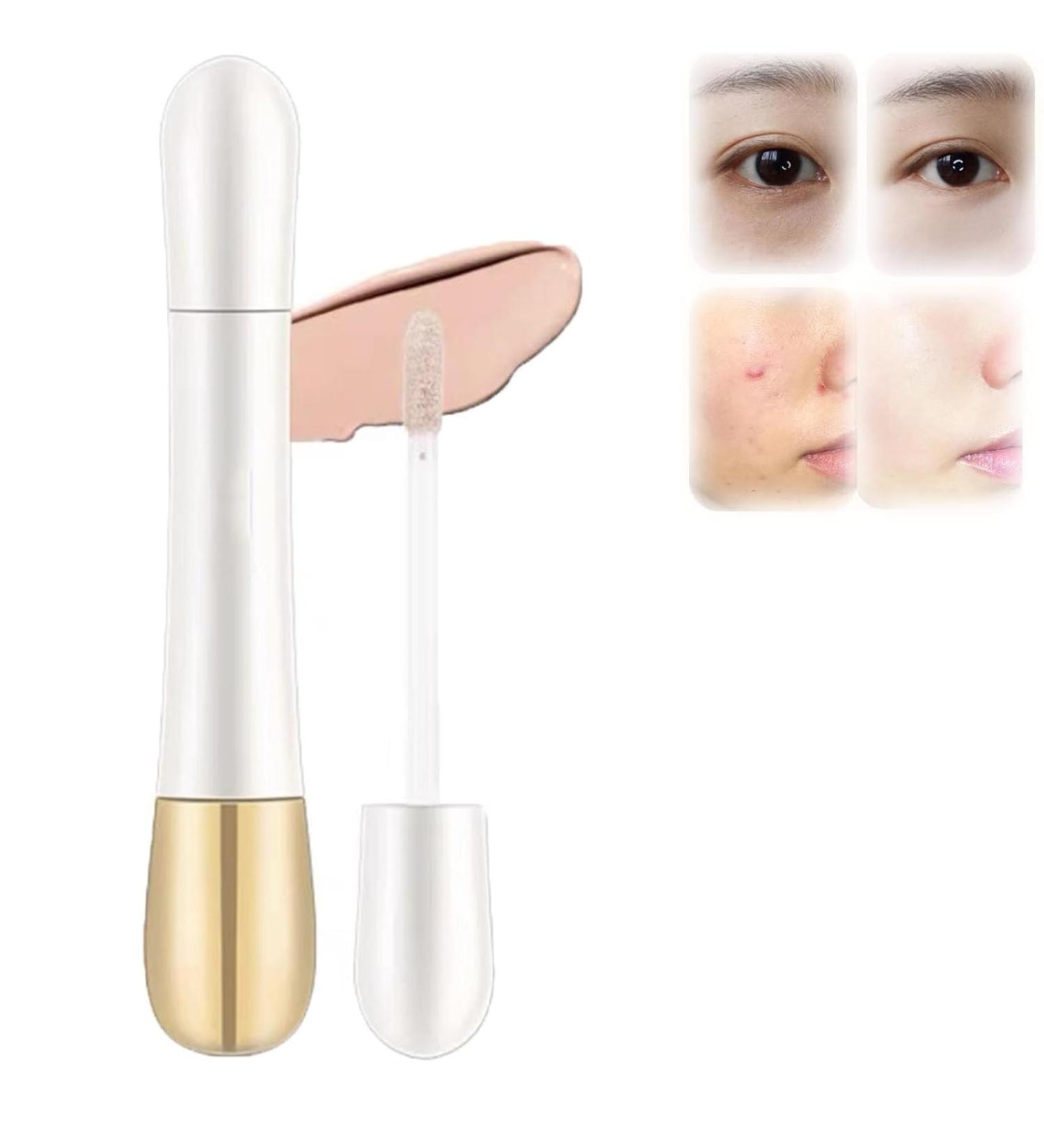 2 in 1 Anti-Wrinkle Foundation Matte Liquid Concealer Long Lasting Waterproof Coverage Makeup Anti-Crease and Lightweight Face Contour Corrector - Buy Online on GoSupps.com