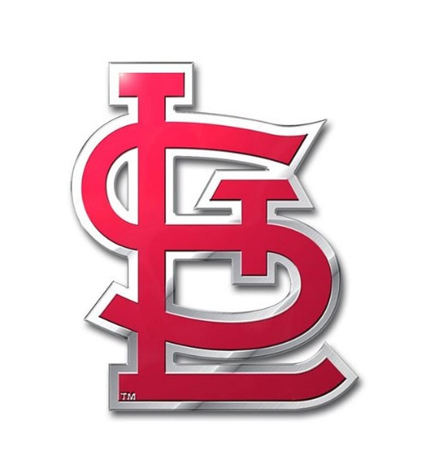 MLB - St. Louis Cardinals Heavy Duty Aluminum Color Emblem