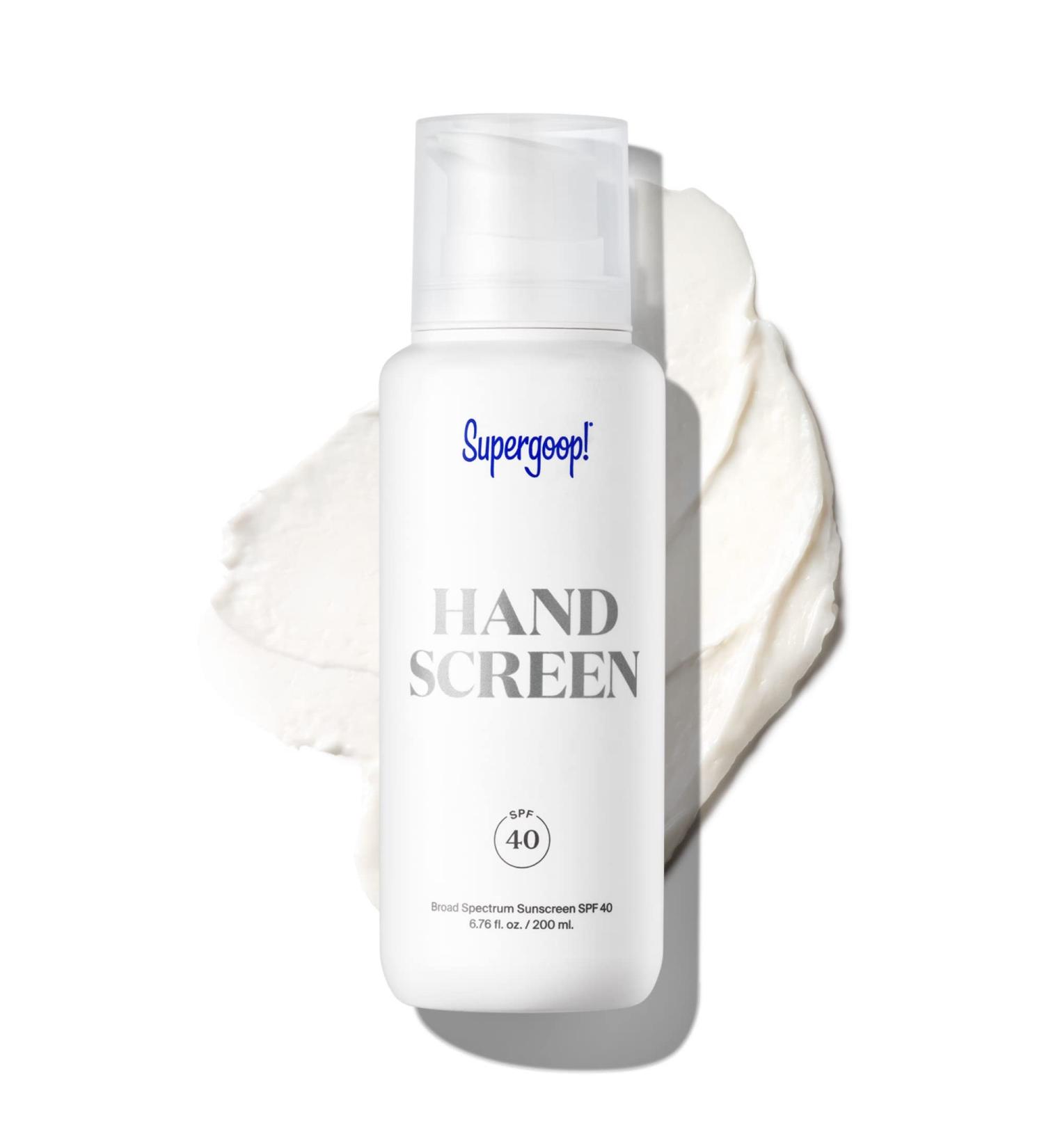 Supergoop! Handscreen SPF 40 Hand Cream - Preventative SPF for Dry Hands - Buy Online on GoSupps.com