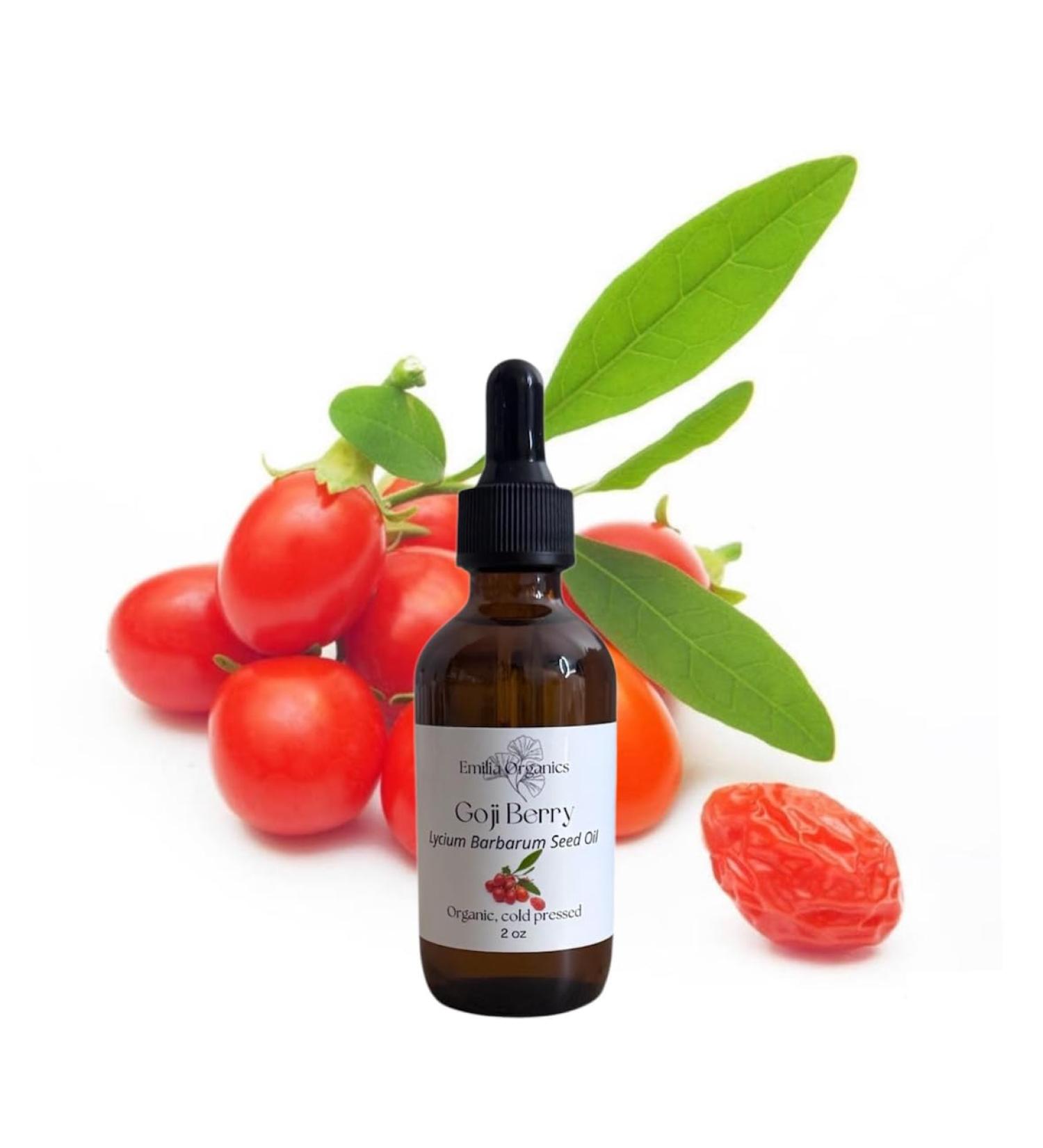 Goji Berry Seed Oil Organic Cold Pressed Unrefined Natural 2 Fl Oz - Buy Online on GoSupps.com