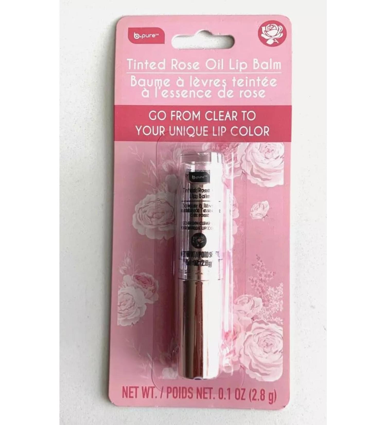 Rose Oil Tinted Lip Balm Clear