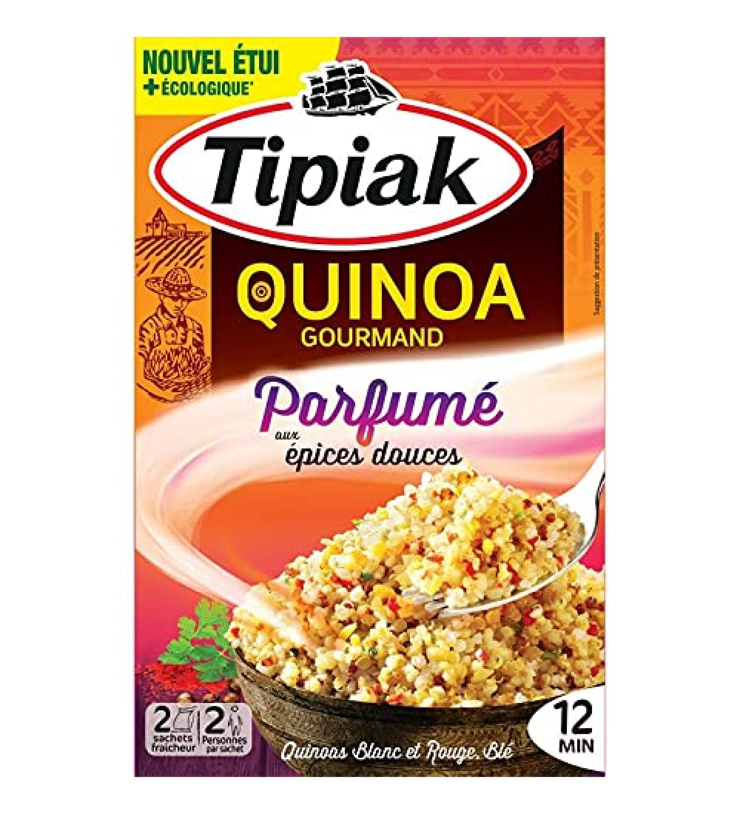TIPIAK - Gourmet Quinoa Flavored with Sweet Spices 240G - Pack of 3 - Special Offer - Buy Online on GoSupps.com