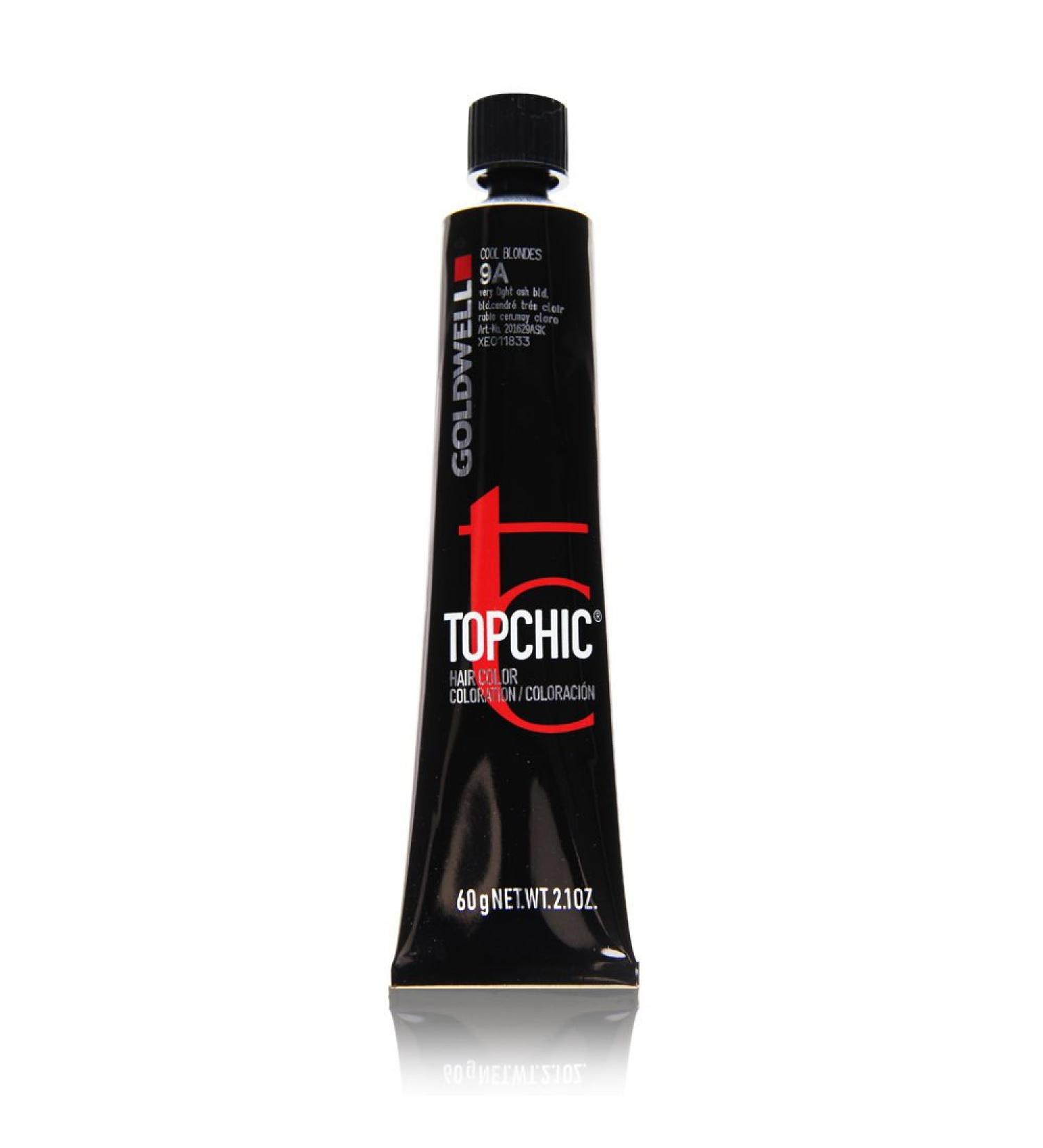Goldwell Topchic Hair Color 9A 60 ml 9A - light-light-ash blonde 60 ml (1 pack)