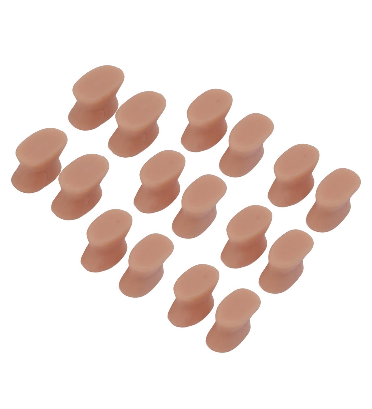Silicone Toe Spacers 8 Pairs - Reduce Friction, Correct Toes, Relieve Bunion Pain - Buy Online on GoSupps.com
