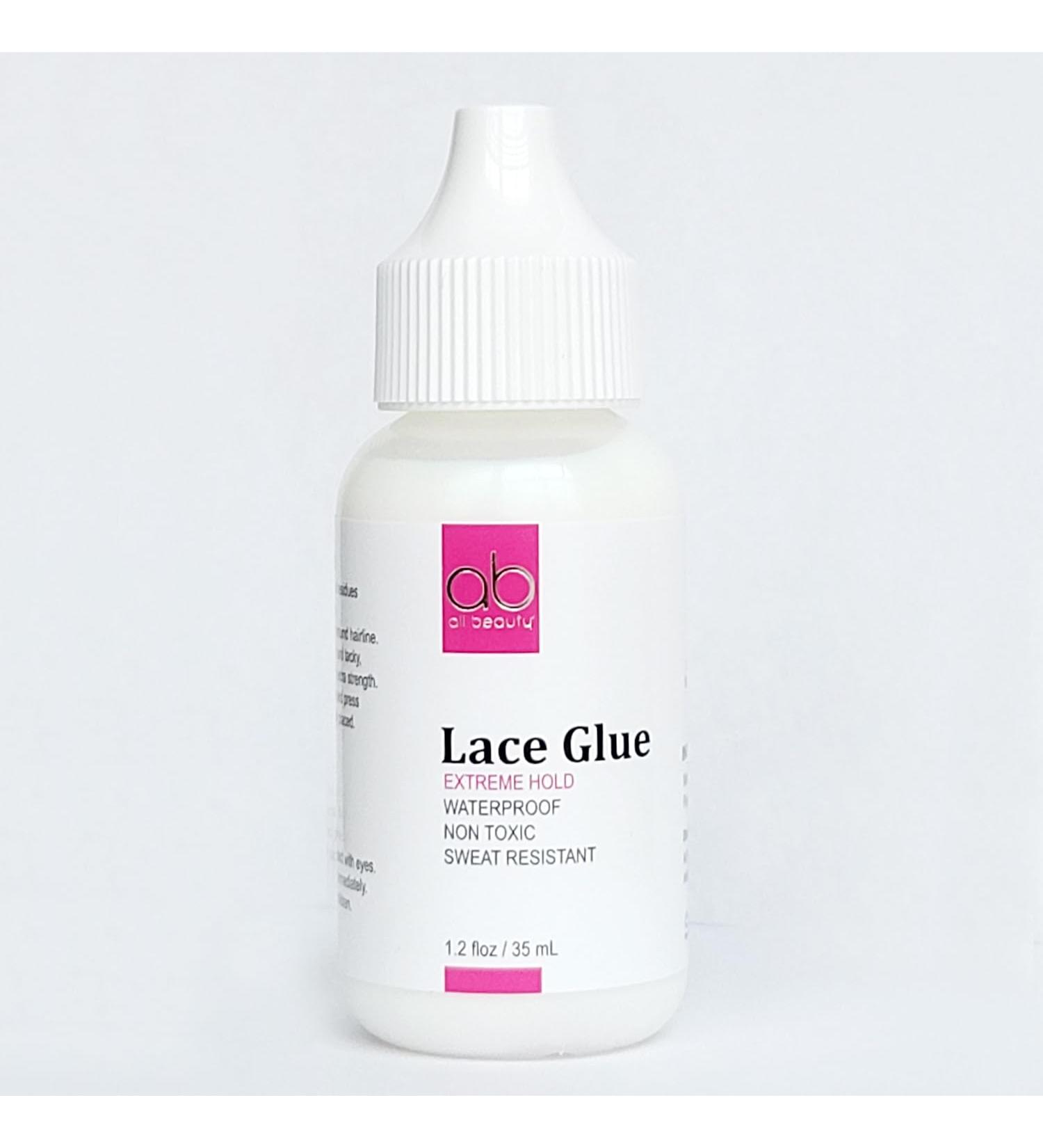 All Beauty Lace Wig Glue - Extreme Hold Wig Bond Waterproof Adhesive for Oily Skin with Vitamin B Complex - 1.2 fl oz - Buy Online on GoSupps.com