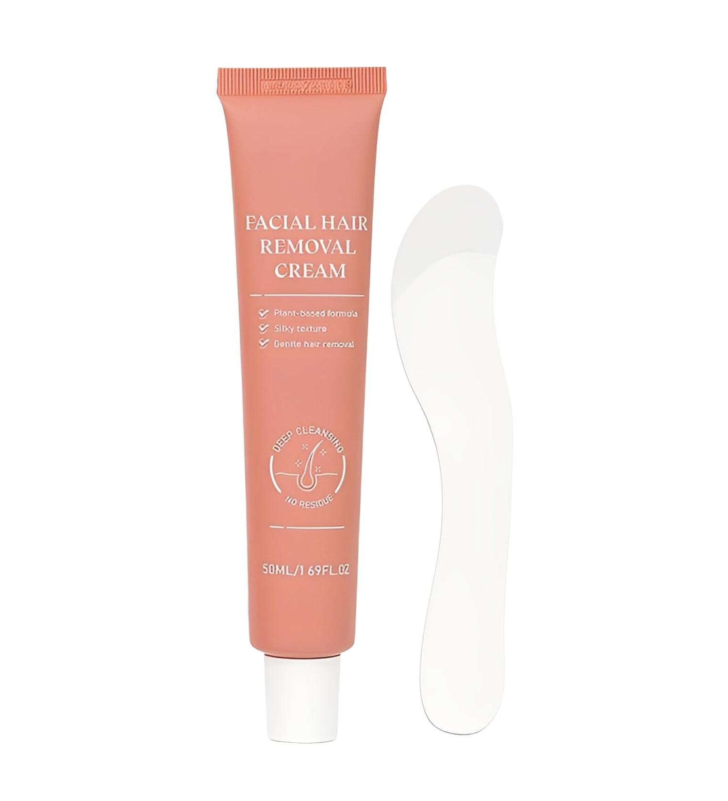 Cr me D pilatoire Visage | 50ml Produits D pilatoires Hydratants | Cr me pilatoire Douce Pour La L vre Sup rieure Pour Les Filles La M re La Petite Amie L pouse La S ur La Famille - Buy Online on GoSupps.com