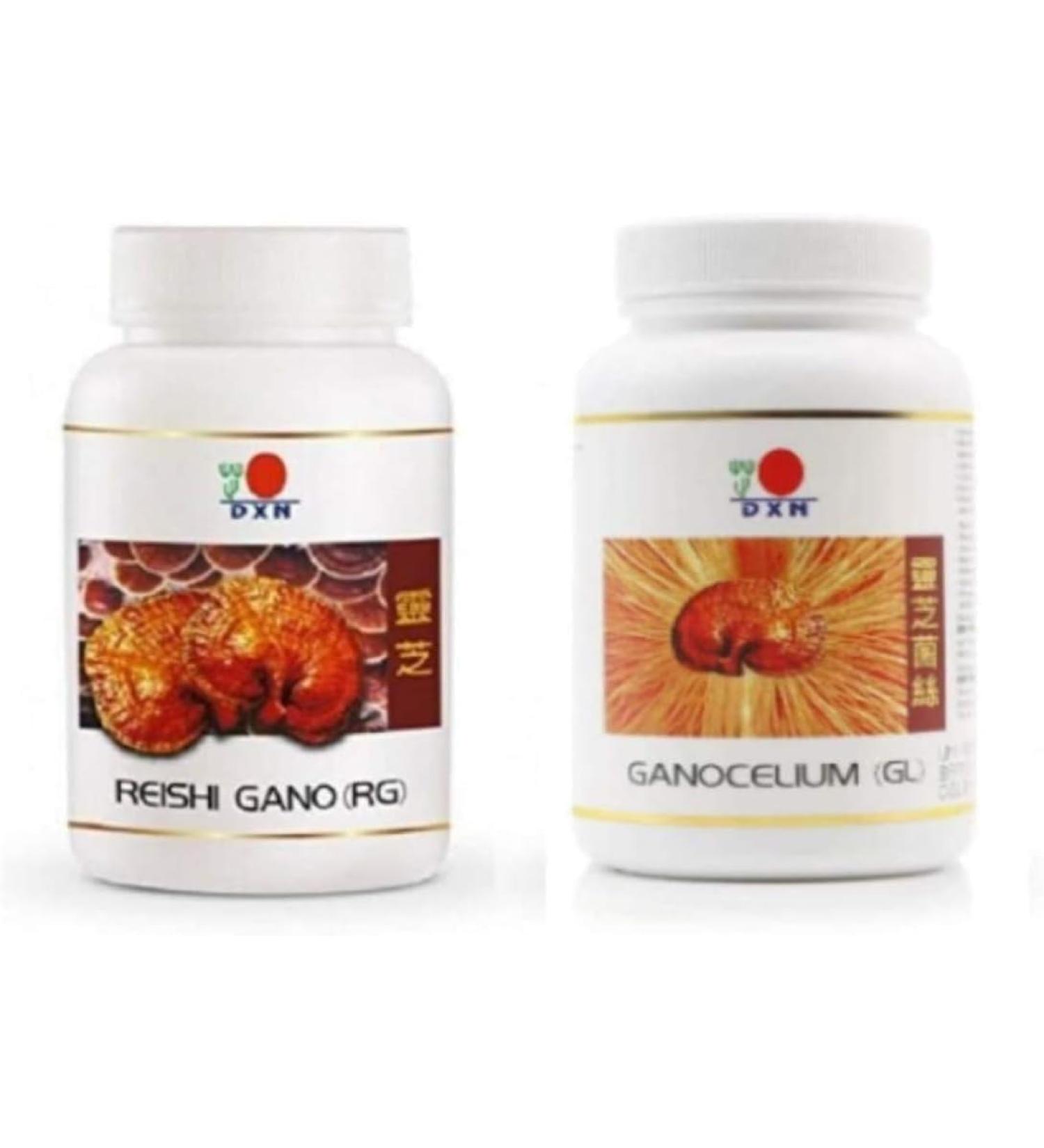 DXN 1 Bottle Reishi Gano RG 360 Capsule + 1 Bottle Ganocelium GL 360 Capsule - Buy Online on GoSupps.com