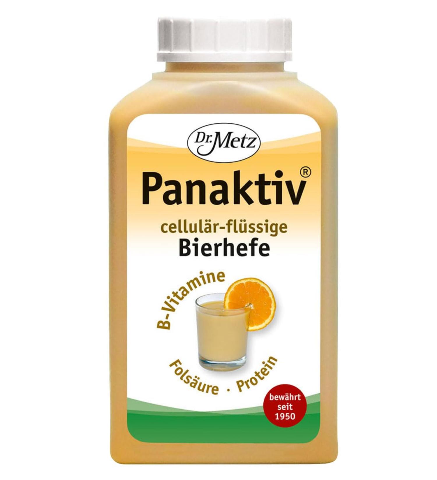 Panaktiv Liquid Brewers Yeast 500ml - Rich in Vitamins B1 B2 B6 B12 Folic Acid Biotin & Zinc - Quality Since 1950 | International Shipping Available - Buy Online on GoSupps.com
