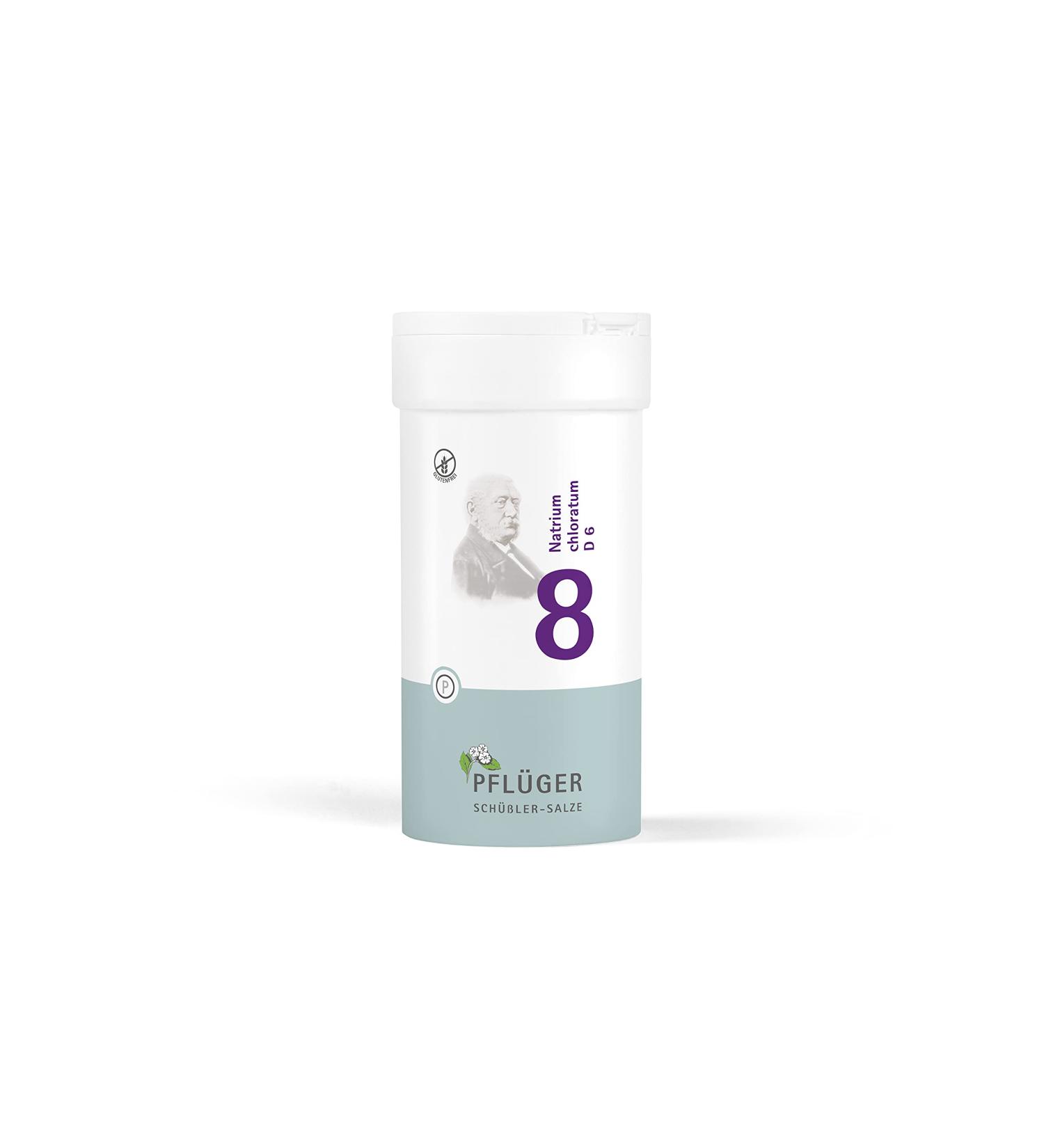 PFL GER Sch ler Salts No. 8 Natrium chloratum D6 - 400 Lactose-Free Tablets for Fluid Balance | International Shipping Available - Buy Online on GoSupps.com