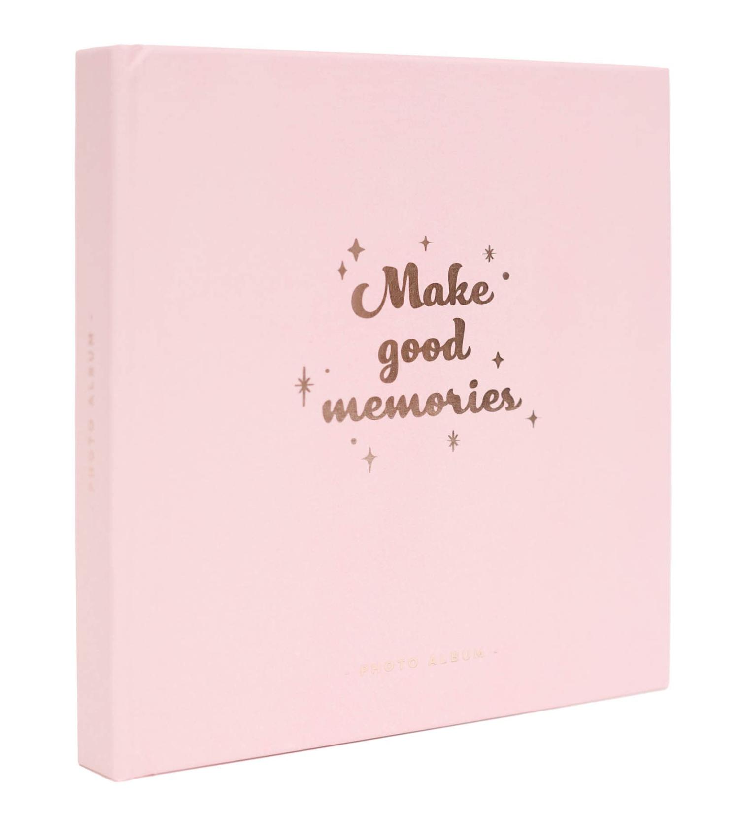 Official Make Good Memories Photo Album 6.3 x 6.3 inch Hardcover - Personalized Gift for Her - Girls' Photo Book with 22 Pages - Perfect Friend Gift - Buy Online on GoSupps.com