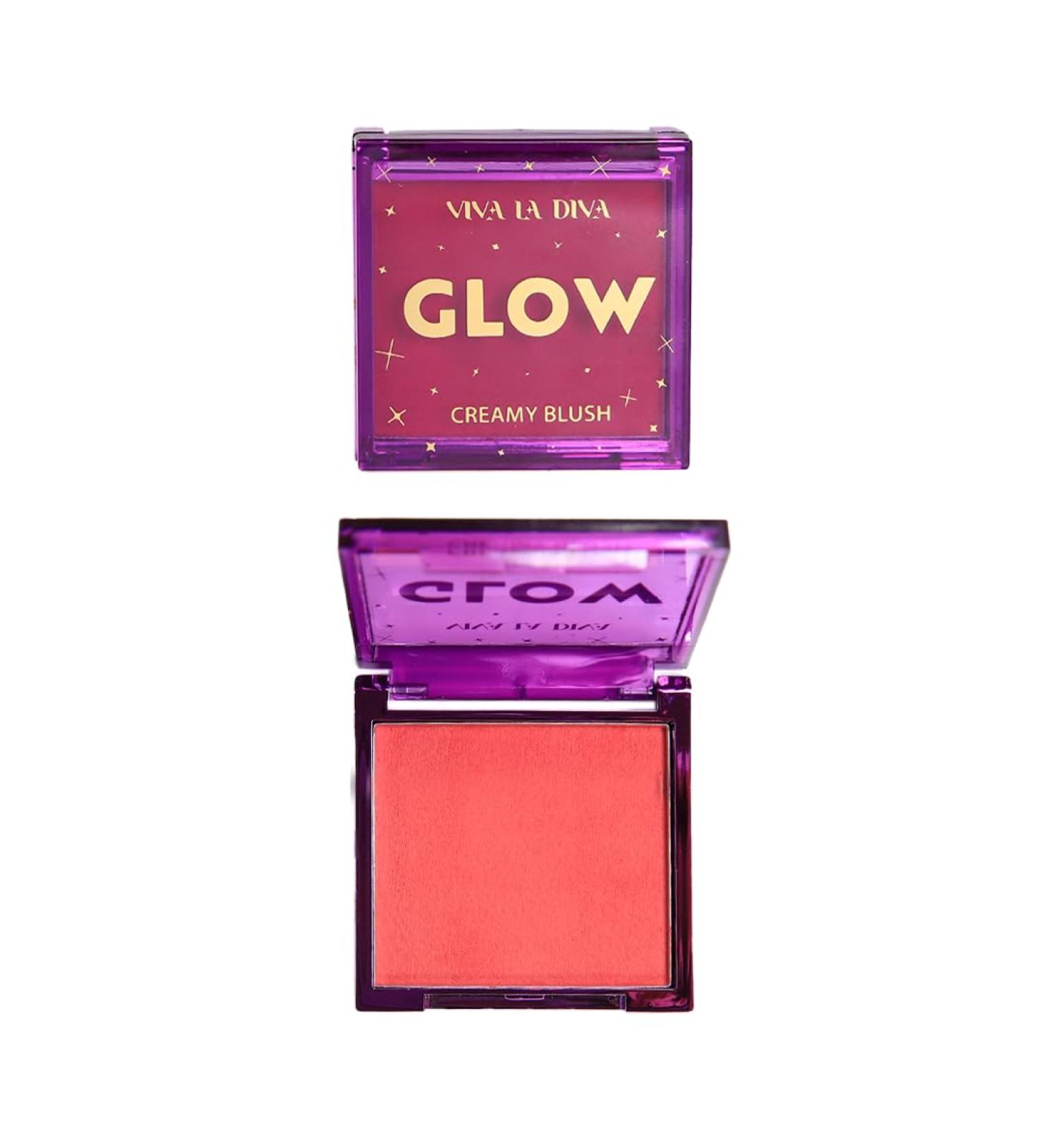  Viva la Diva Viva la Diva Glow Mousse Blush - Colour N1 Burgundy - Foam Blush with Gloss Finish for an intense natural pop of colour - Buy Online on GoSupps.com