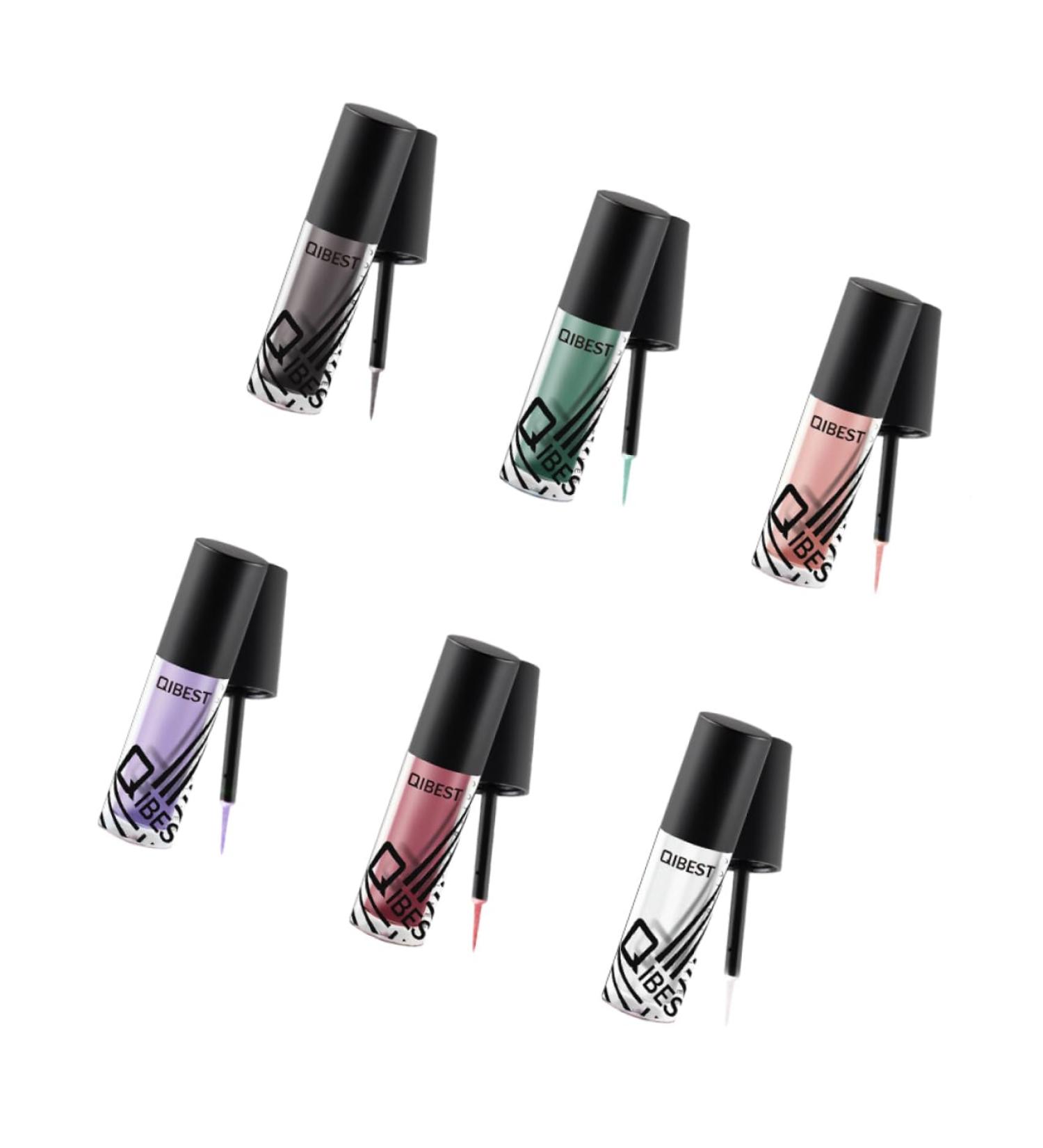 POPETPOP 6pcs Eyeshadow Metallic Eye Shadow Eye Shadow Shiny Glitter Shinny Eyeliner Liquid Eyeliner Flash - Buy Online on GoSupps.com