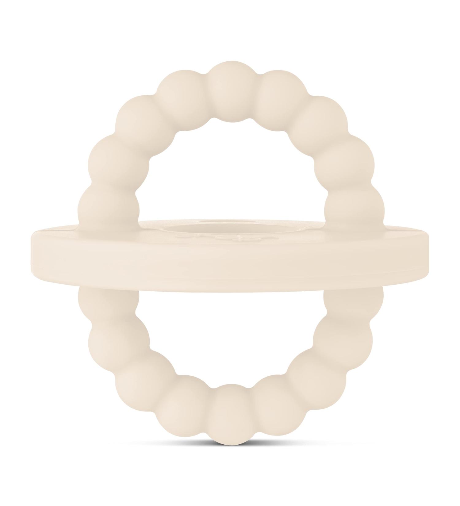 Ryan and Rose Cutie Bit Teether - Ivory | Top-Quality Teething Relief - Buy Online on GoSupps.com