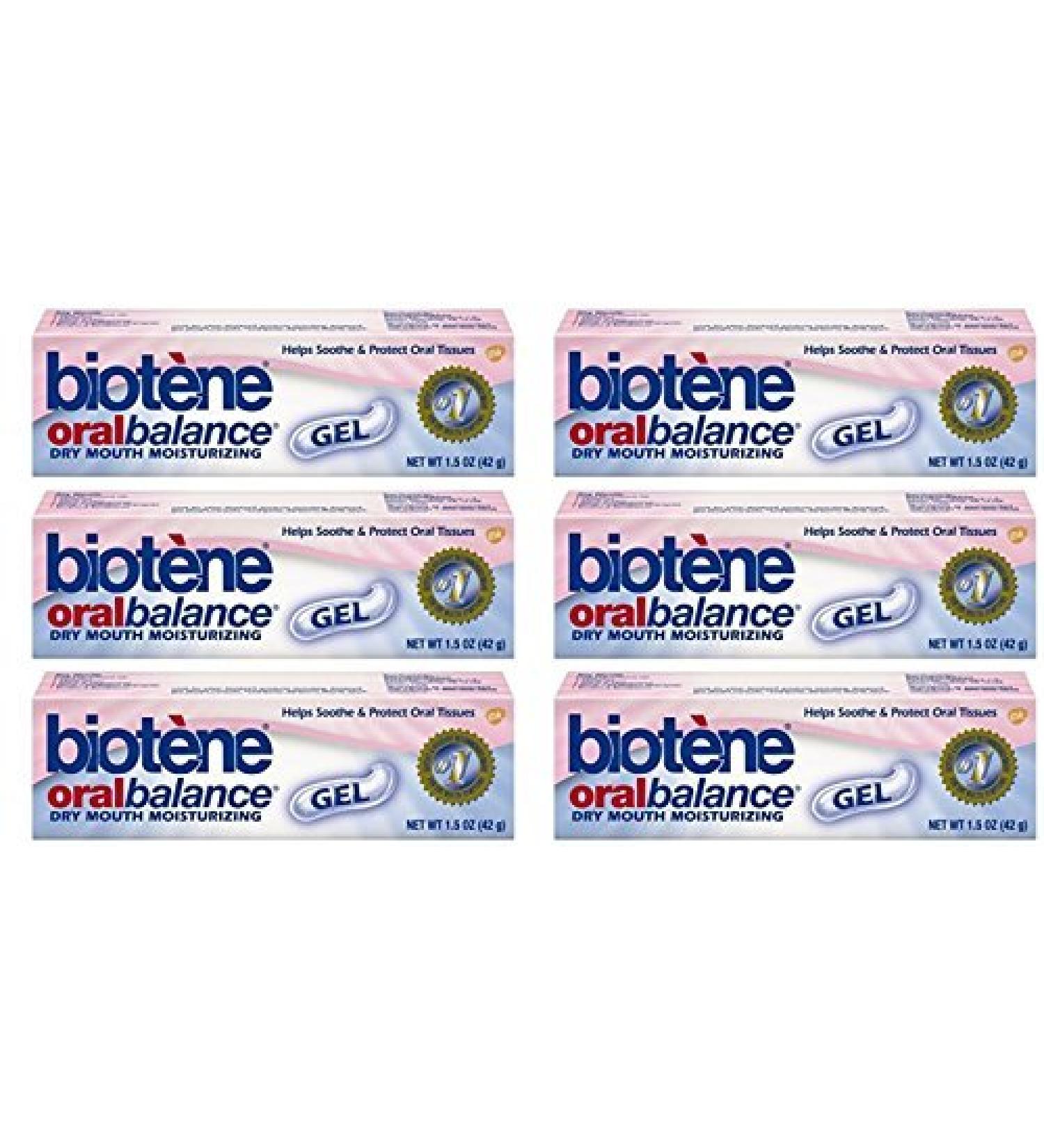 Biotene Oral Balance Dry Mouth Relief Long Lasting Salive Substitute Moisturizing Gel 1.5 Ounce by Biotene