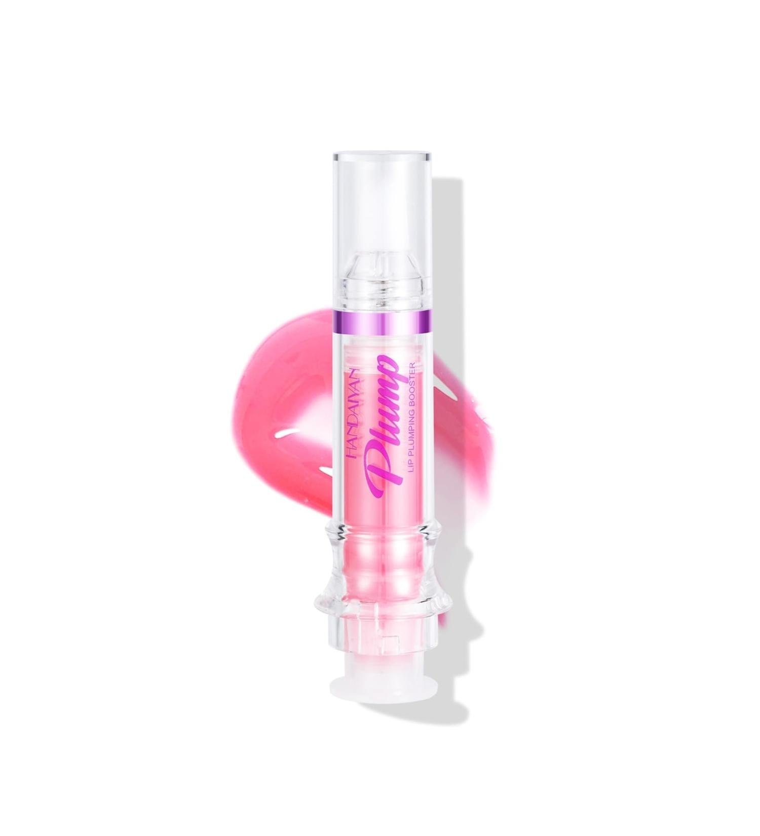Chili Extract Plumping Lip Oil - Clear Pink Instant Plumper Gloss for Hydrated Lips (05#) - Buy Online on GoSupps.com